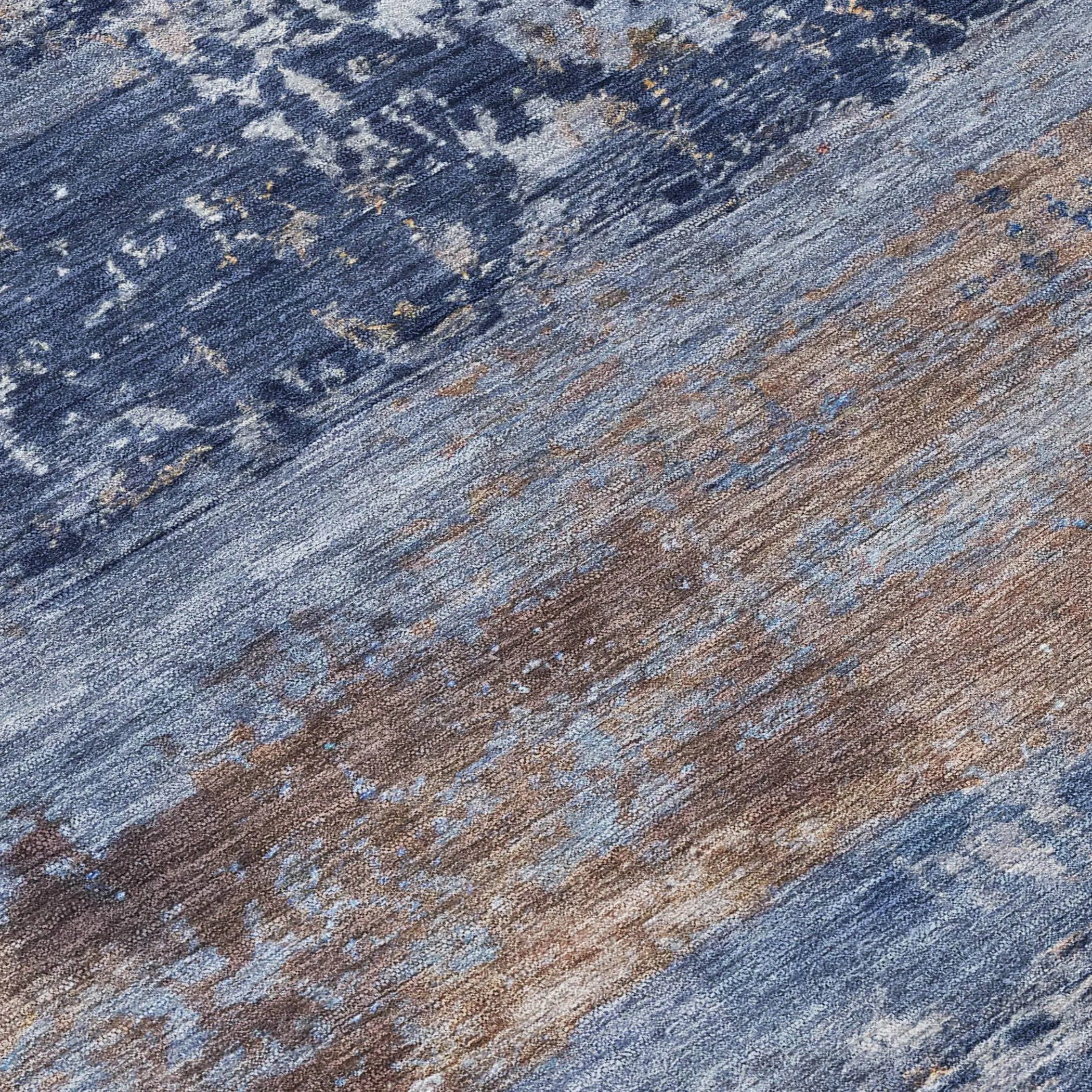 Machine Washable Indoor/Outdoor Contemporary Chantille Rug