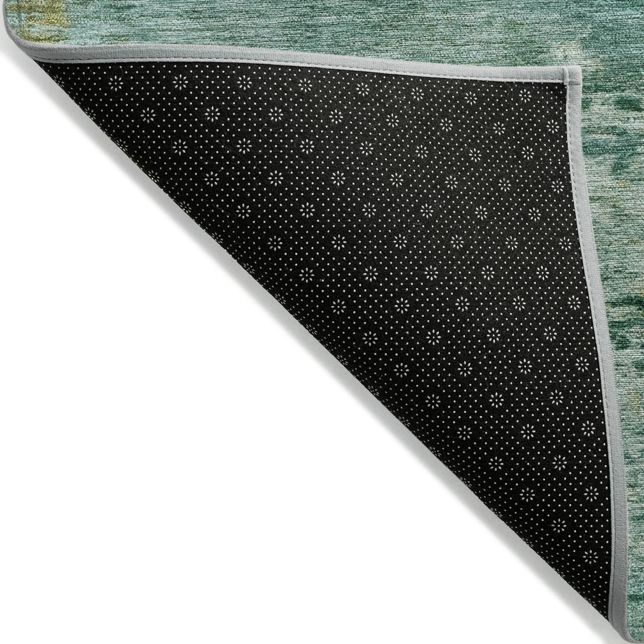 Machine Washable Indoor/Outdoor Contemporary Chantille Rug