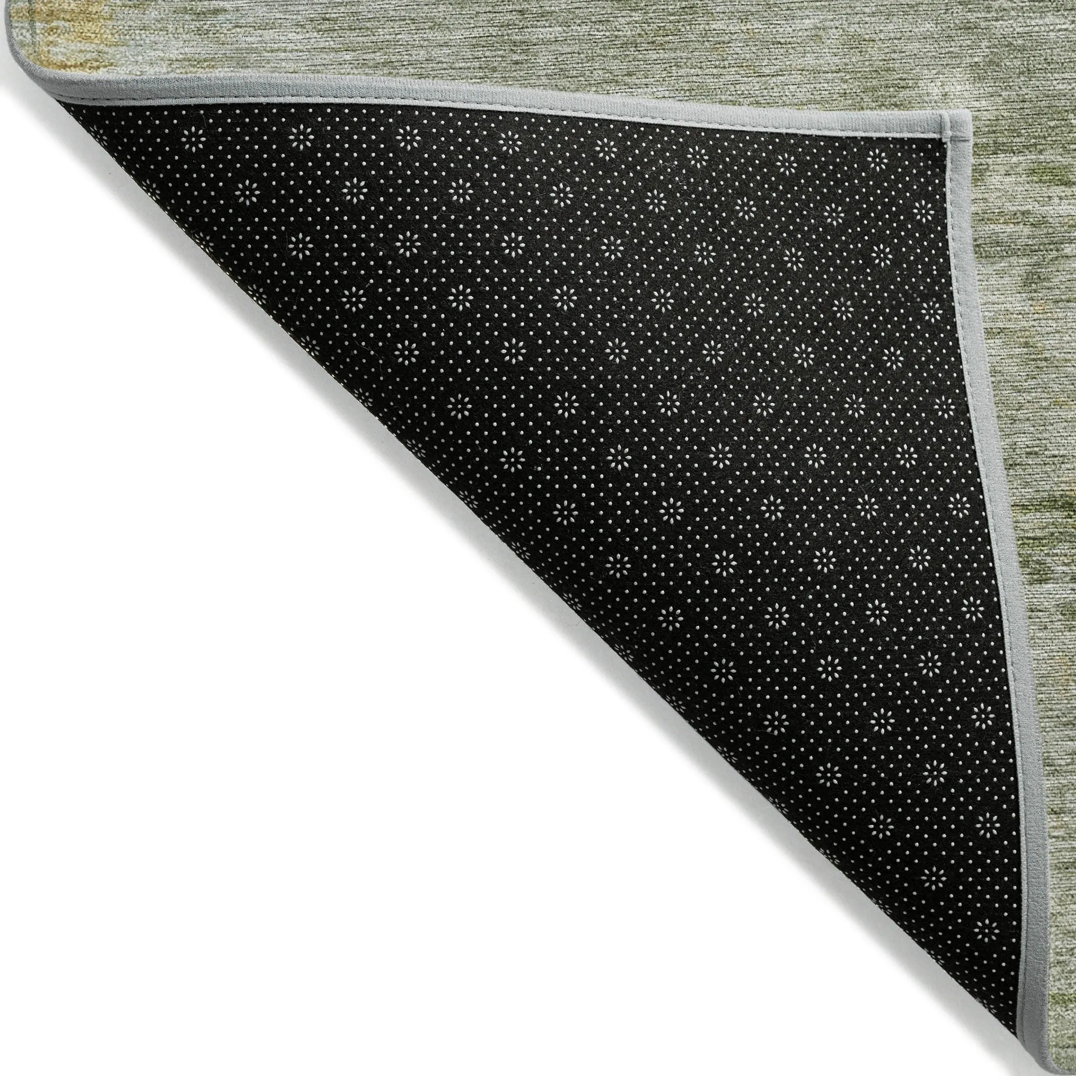 Machine Washable Indoor/Outdoor Contemporary Chantille Rug
