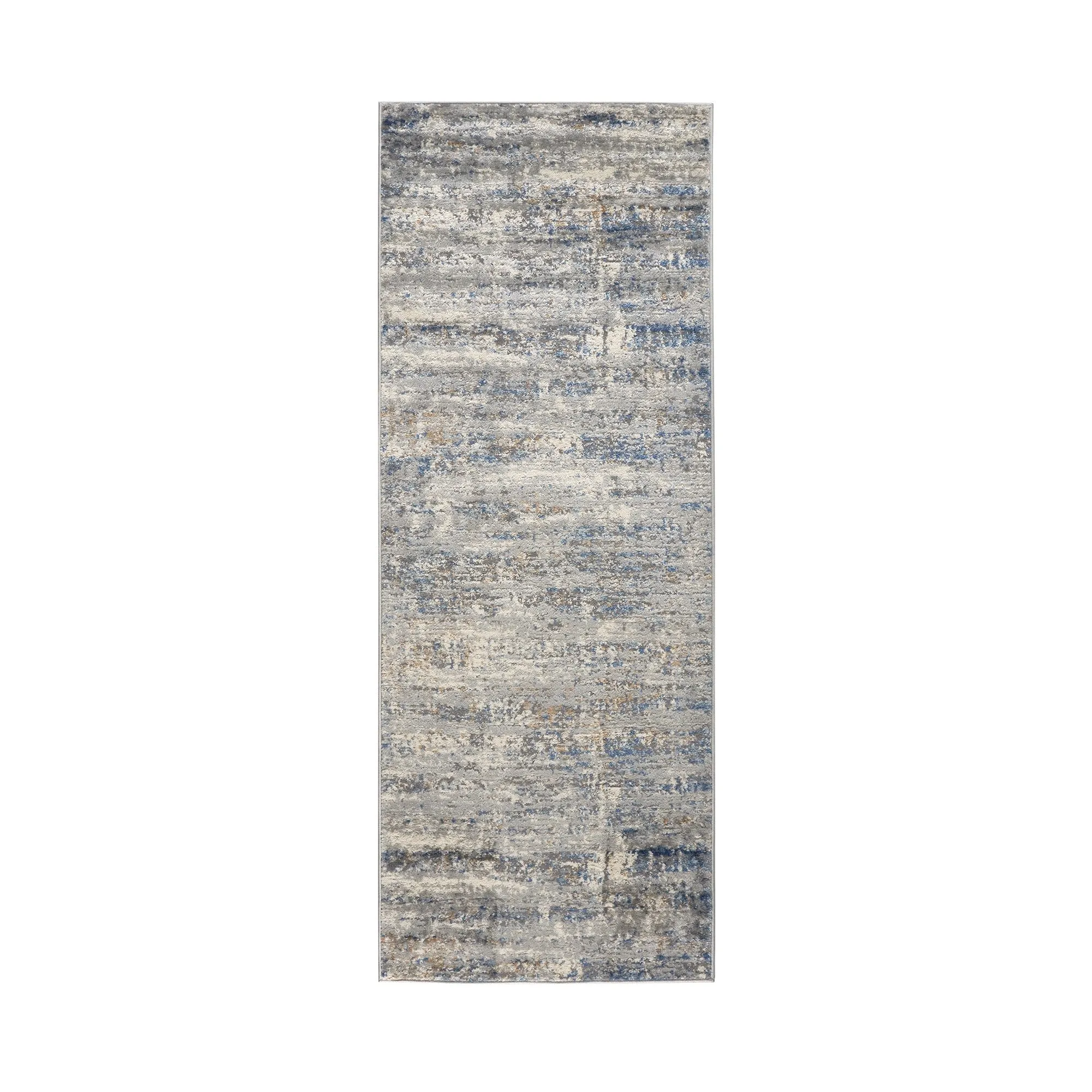 Madison Park Alexandria Grey/ Cream Cozy Shag Abstract Area Rug