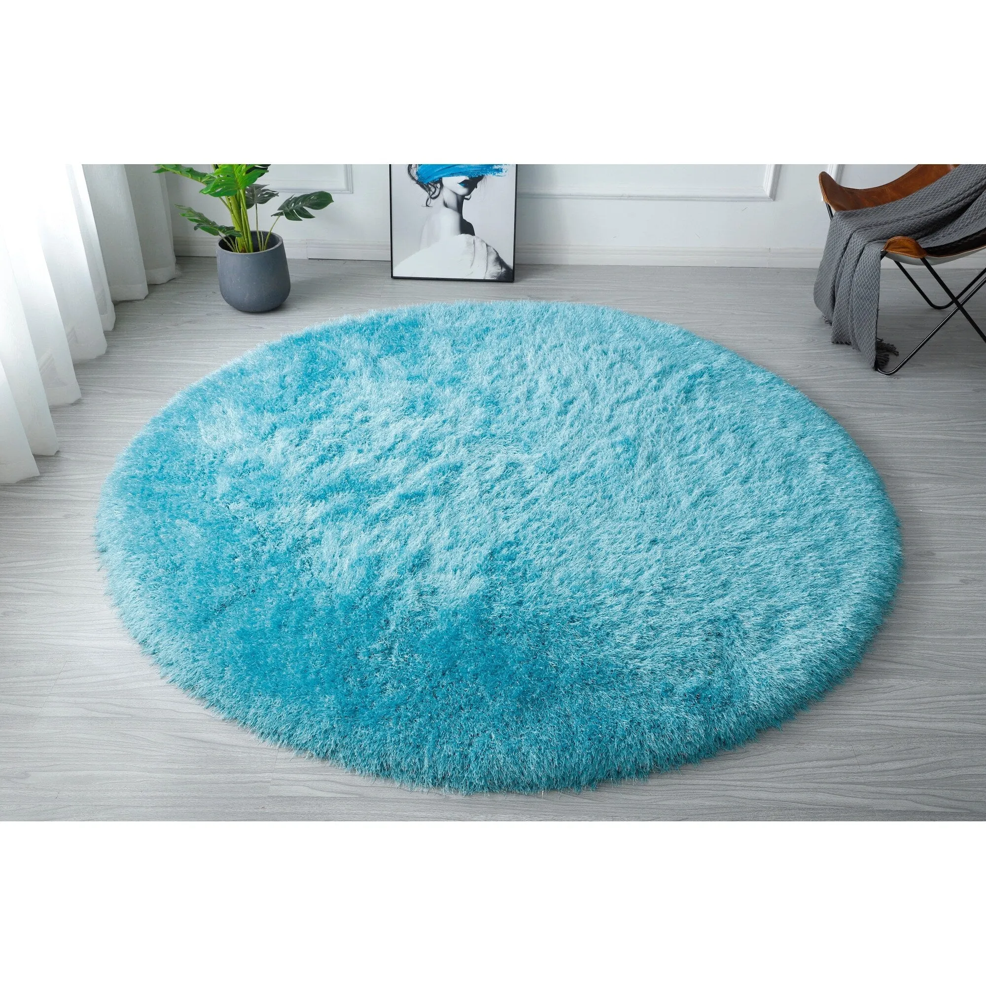 Manhattan Polyester Shag Area Rug
