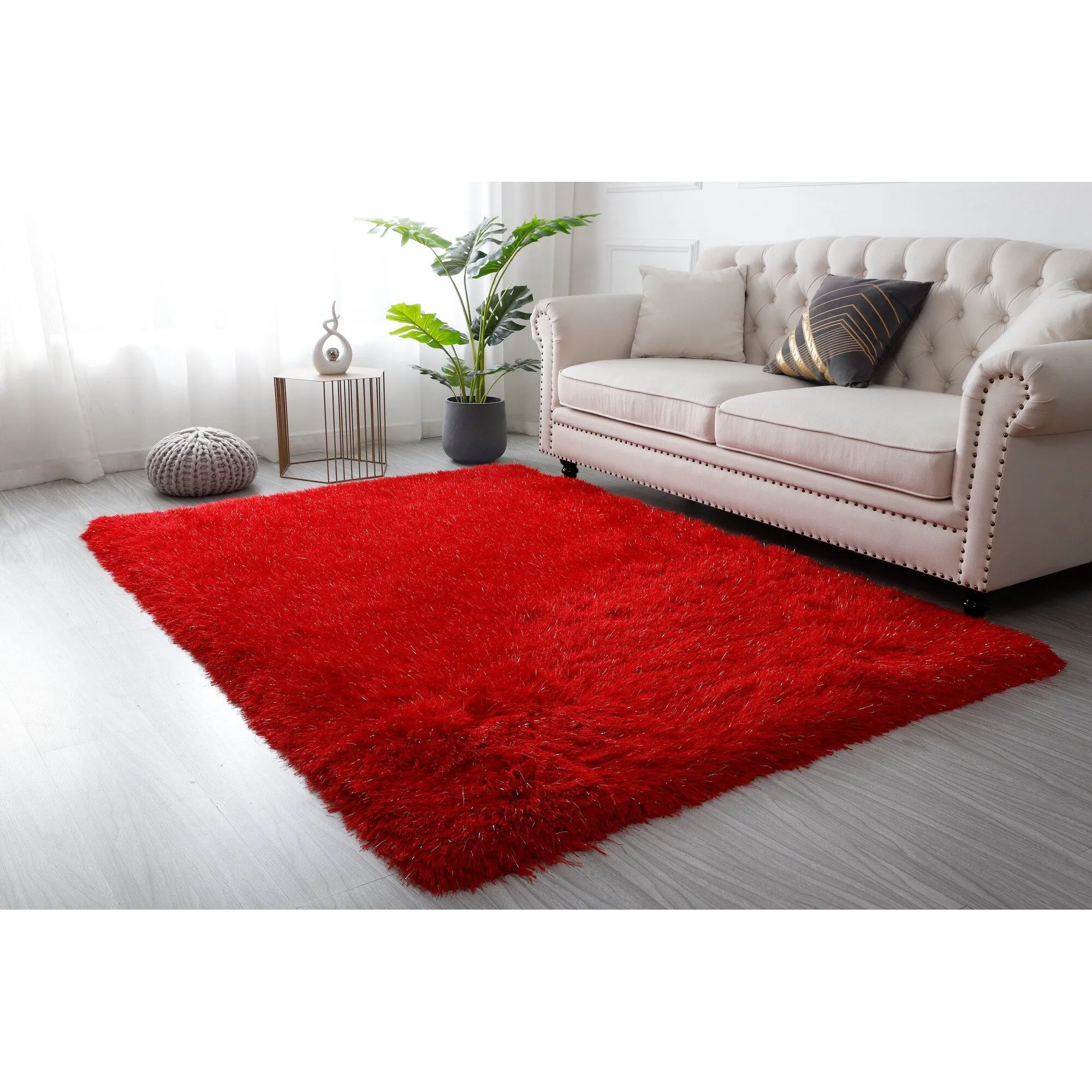 Manhattan Polyester Shag Area Rug