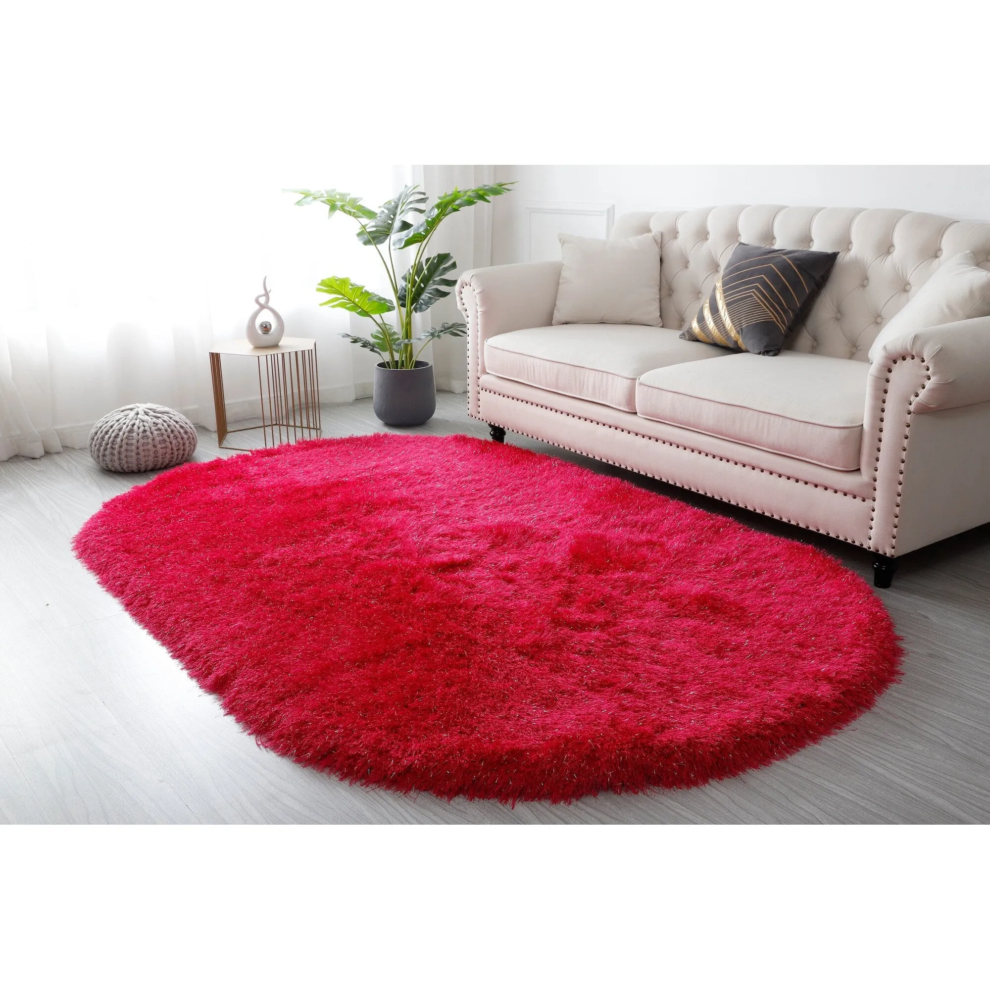 Manhattan Polyester Shag Area Rug