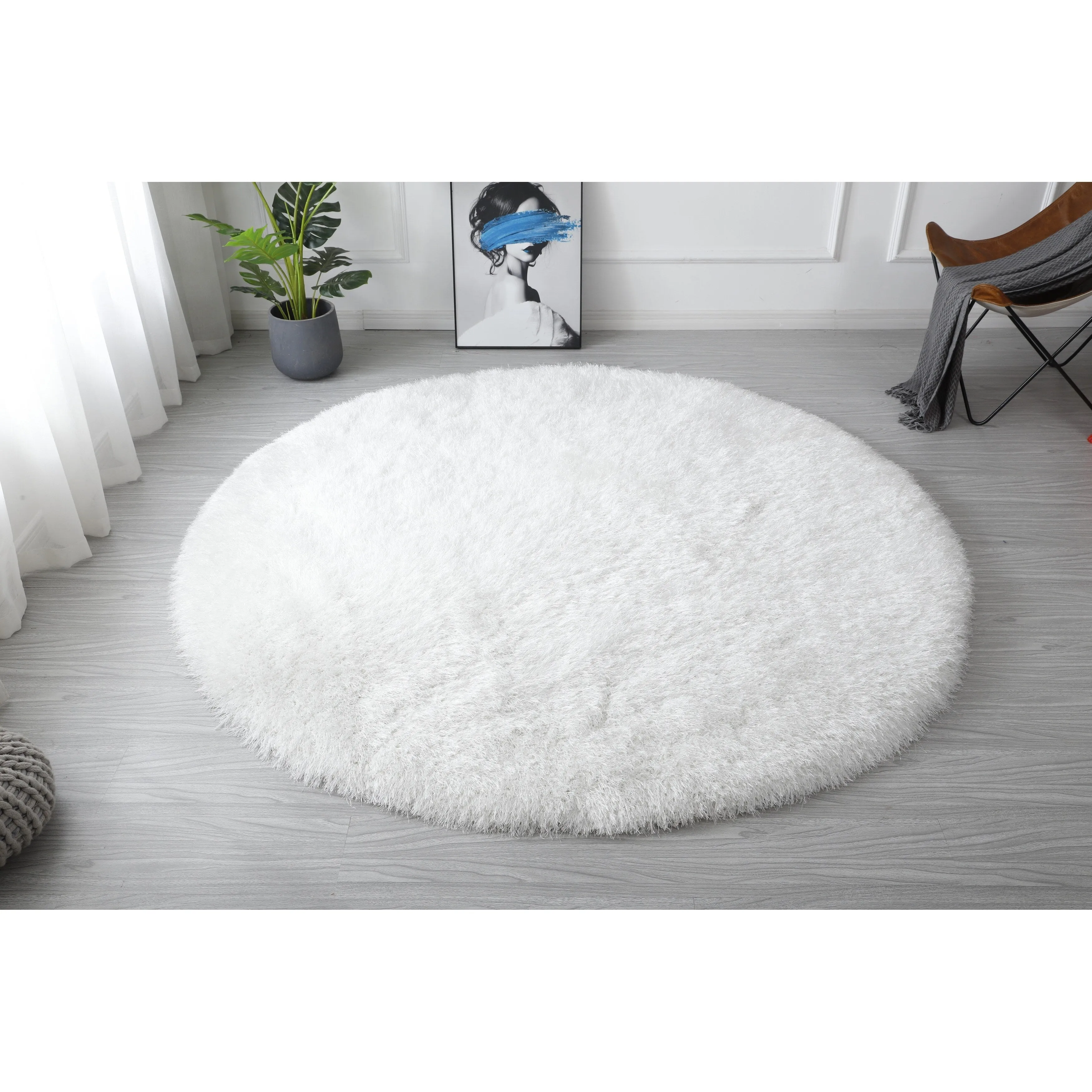 Manhattan Polyester Shag Area Rug