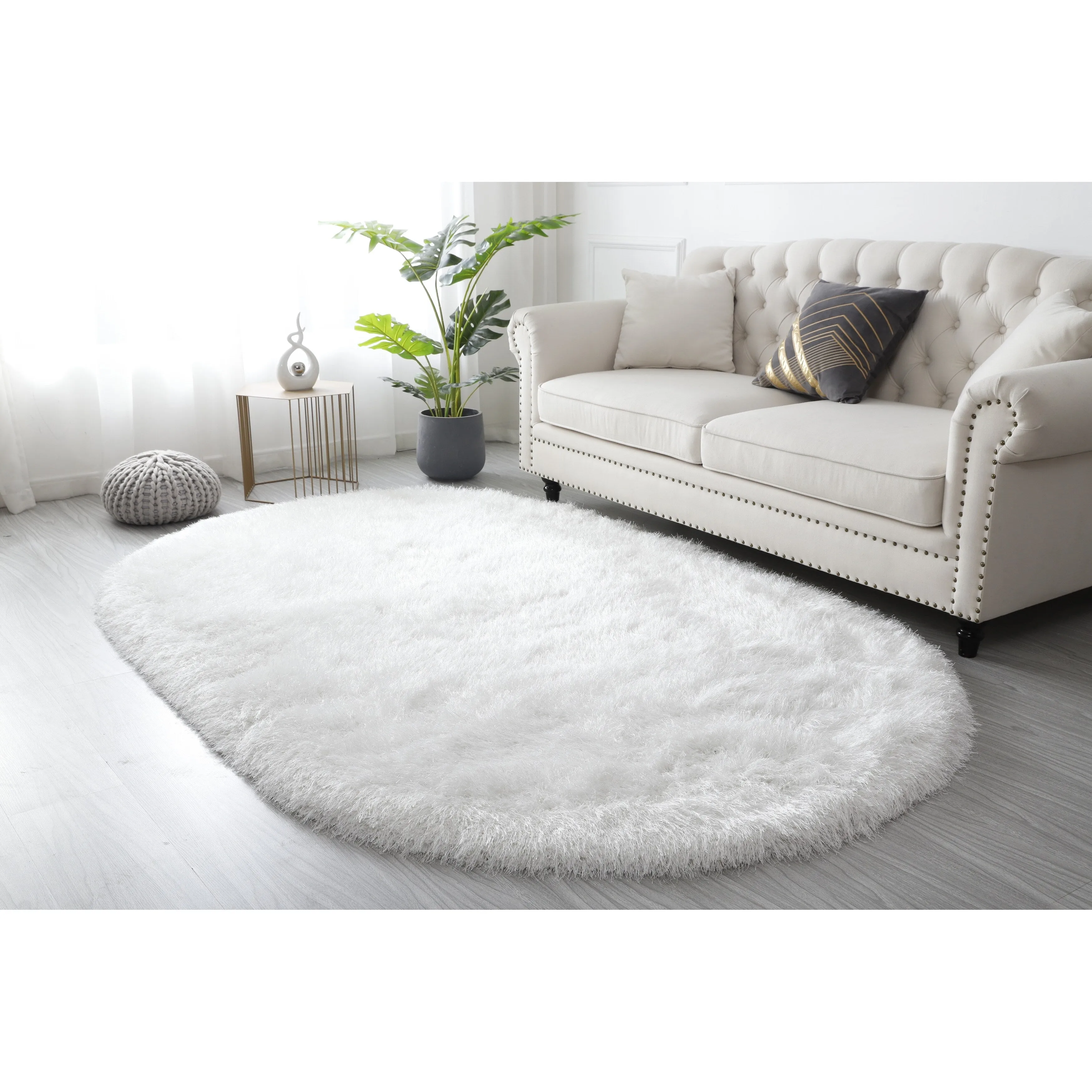 Manhattan Polyester Shag Area Rug