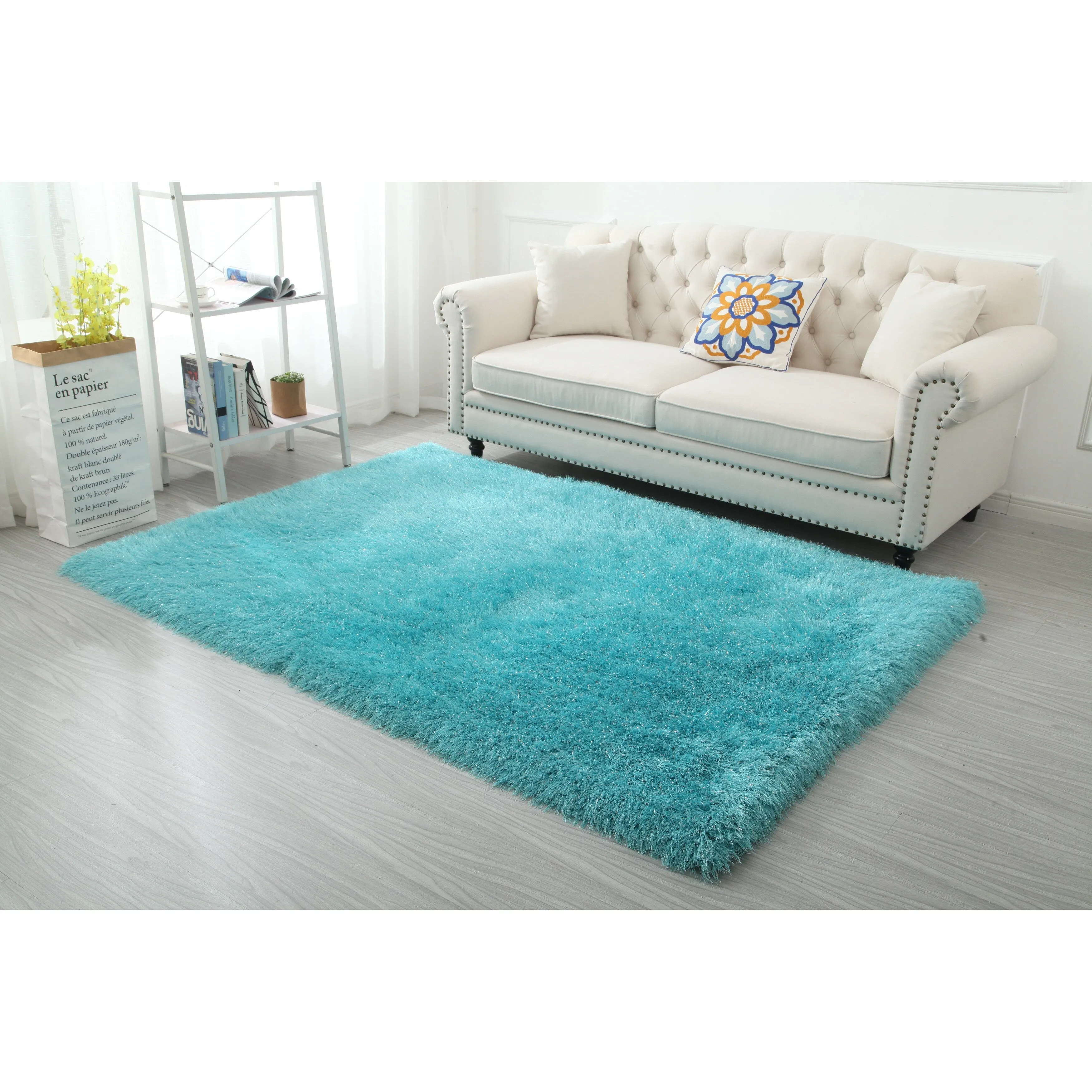 Manhattan Polyester Shag Area Rug