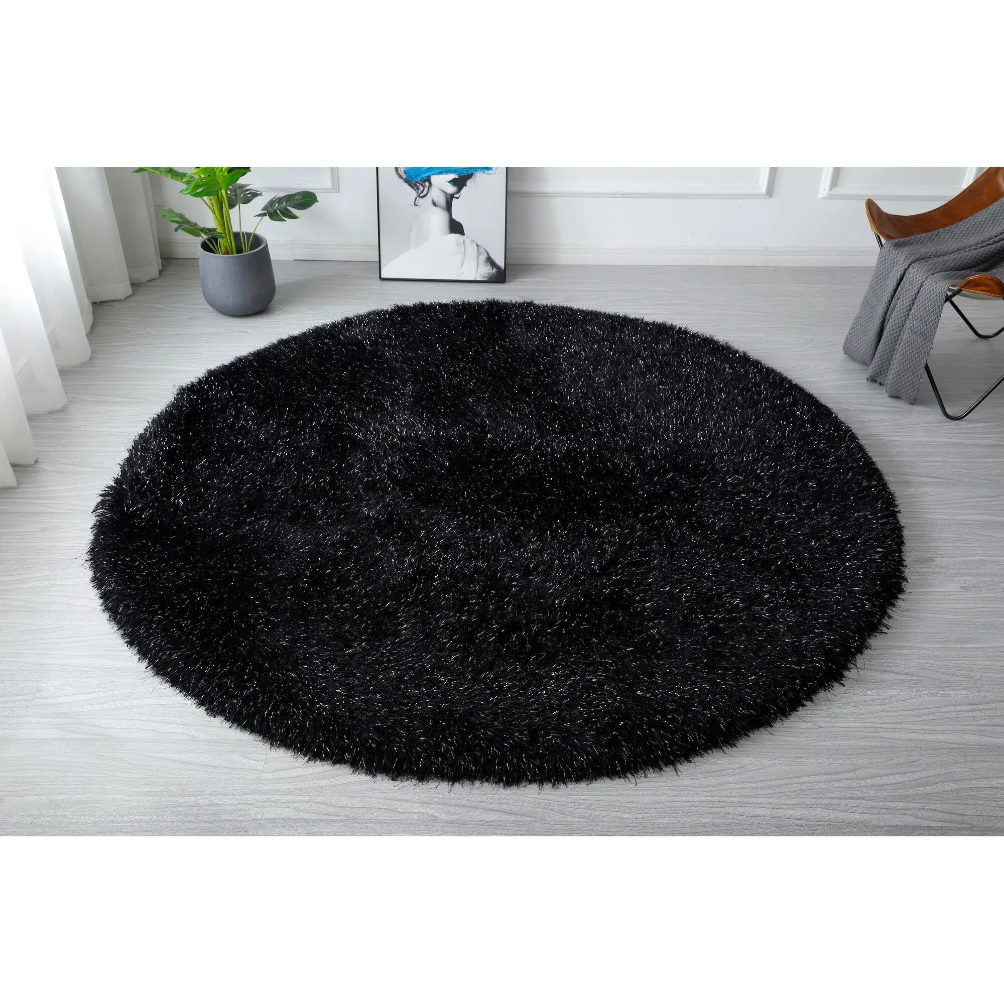 Manhattan Polyester Shag Area Rug