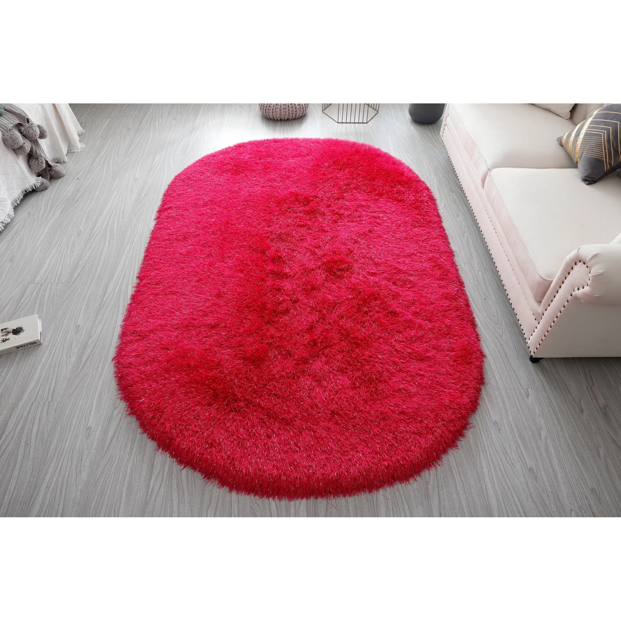 Manhattan Polyester Shag Area Rug