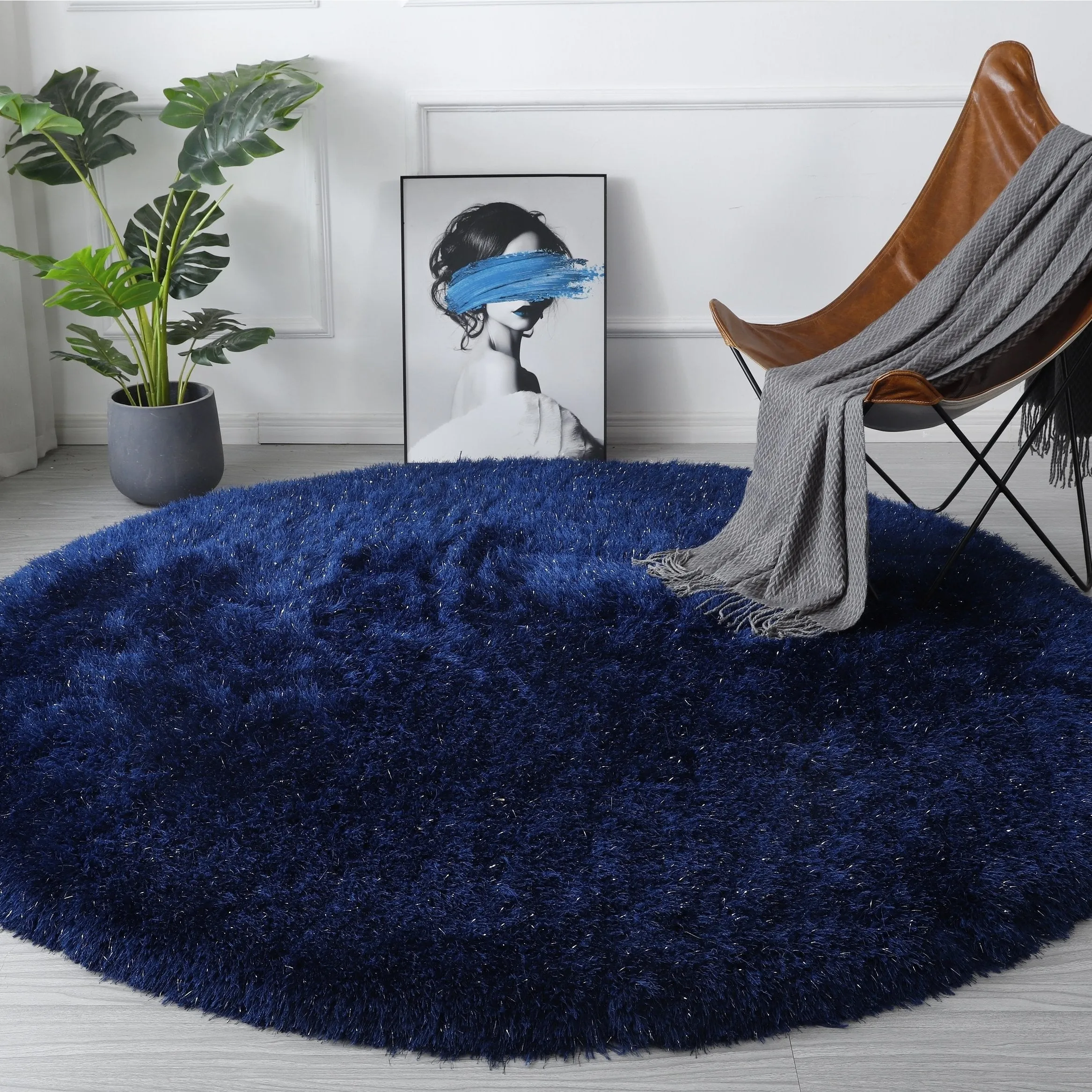 Manhattan Polyester Shag Area Rug