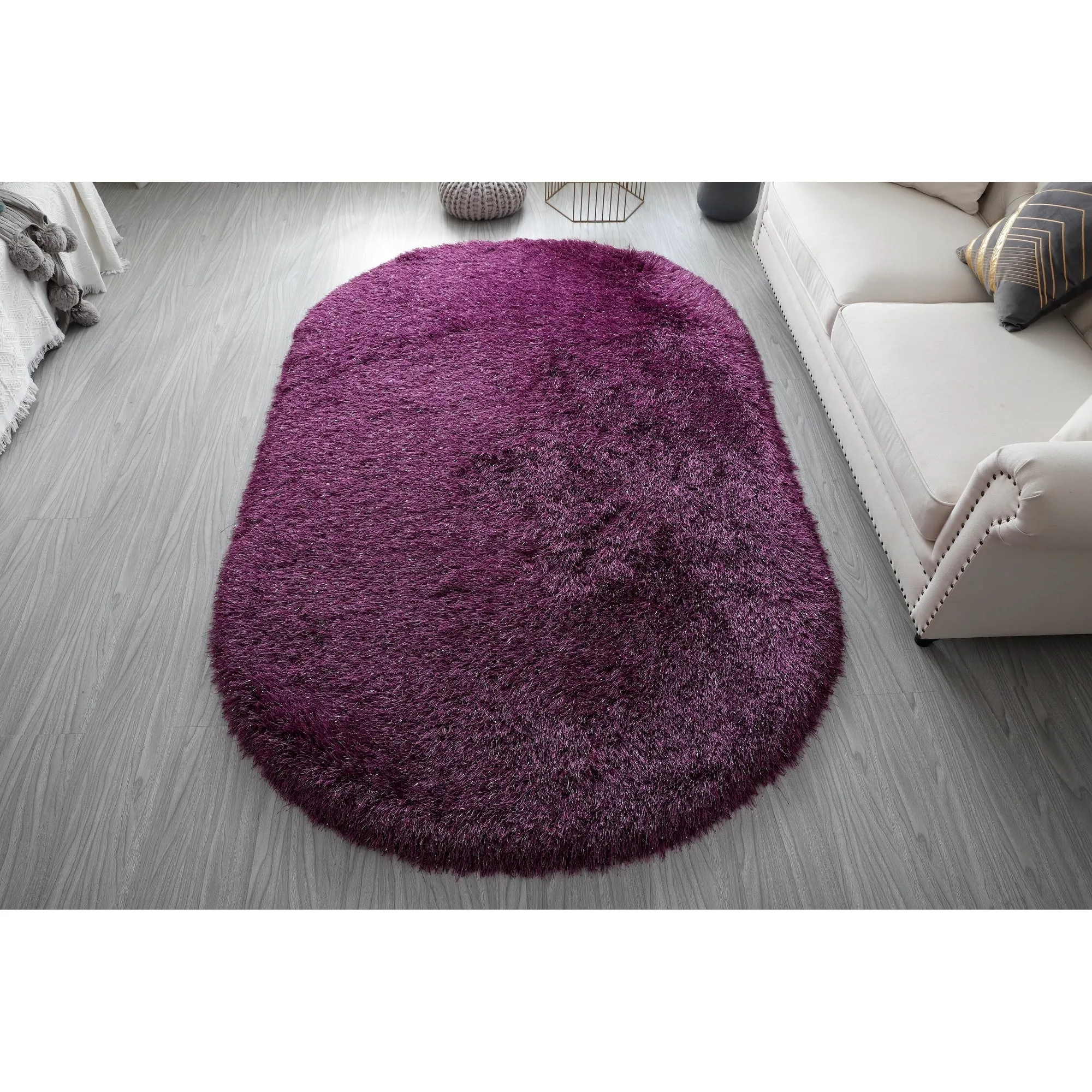 Manhattan Polyester Shag Area Rug