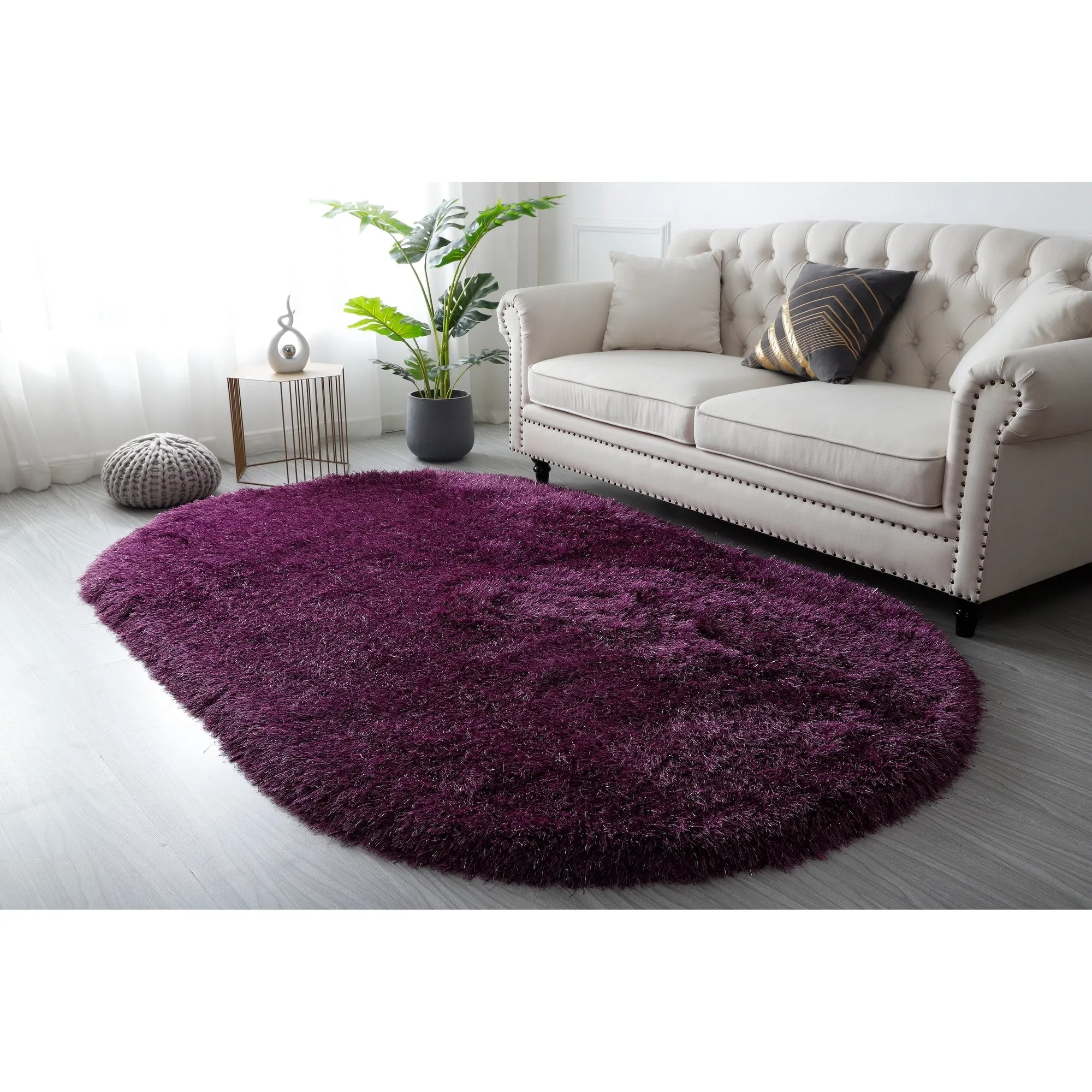 Manhattan Polyester Shag Area Rug