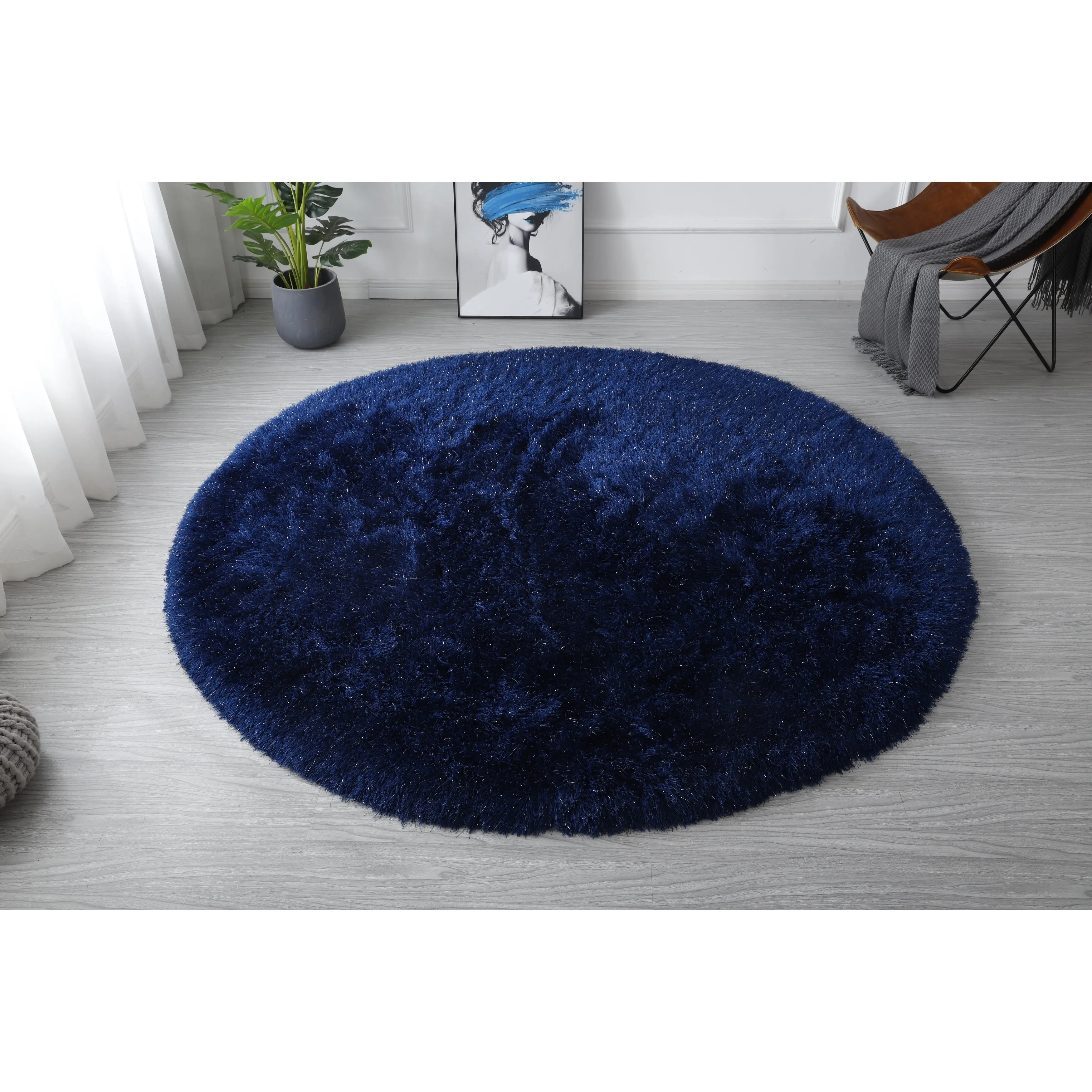 Manhattan Polyester Shag Area Rug