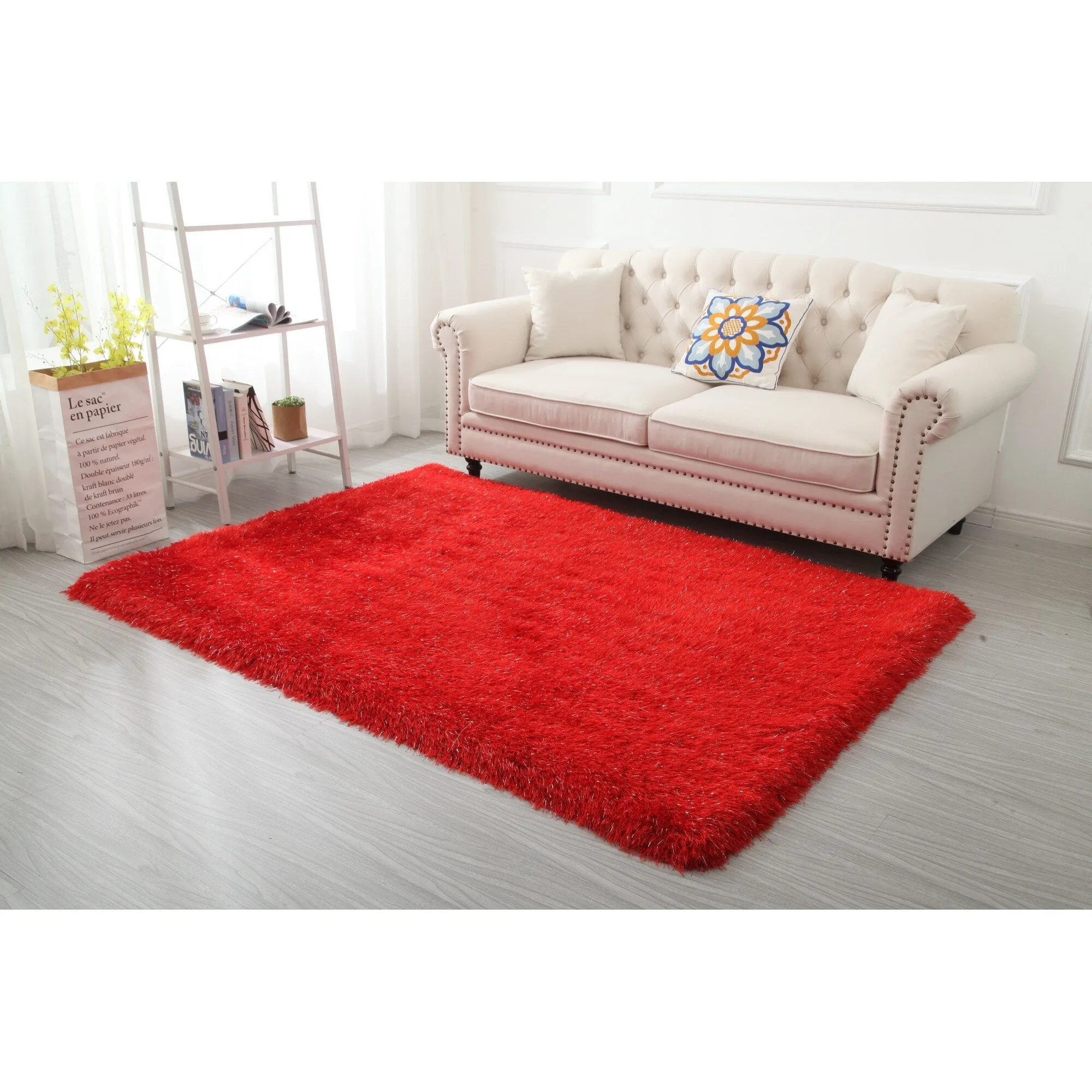 Manhattan Polyester Shag Area Rug
