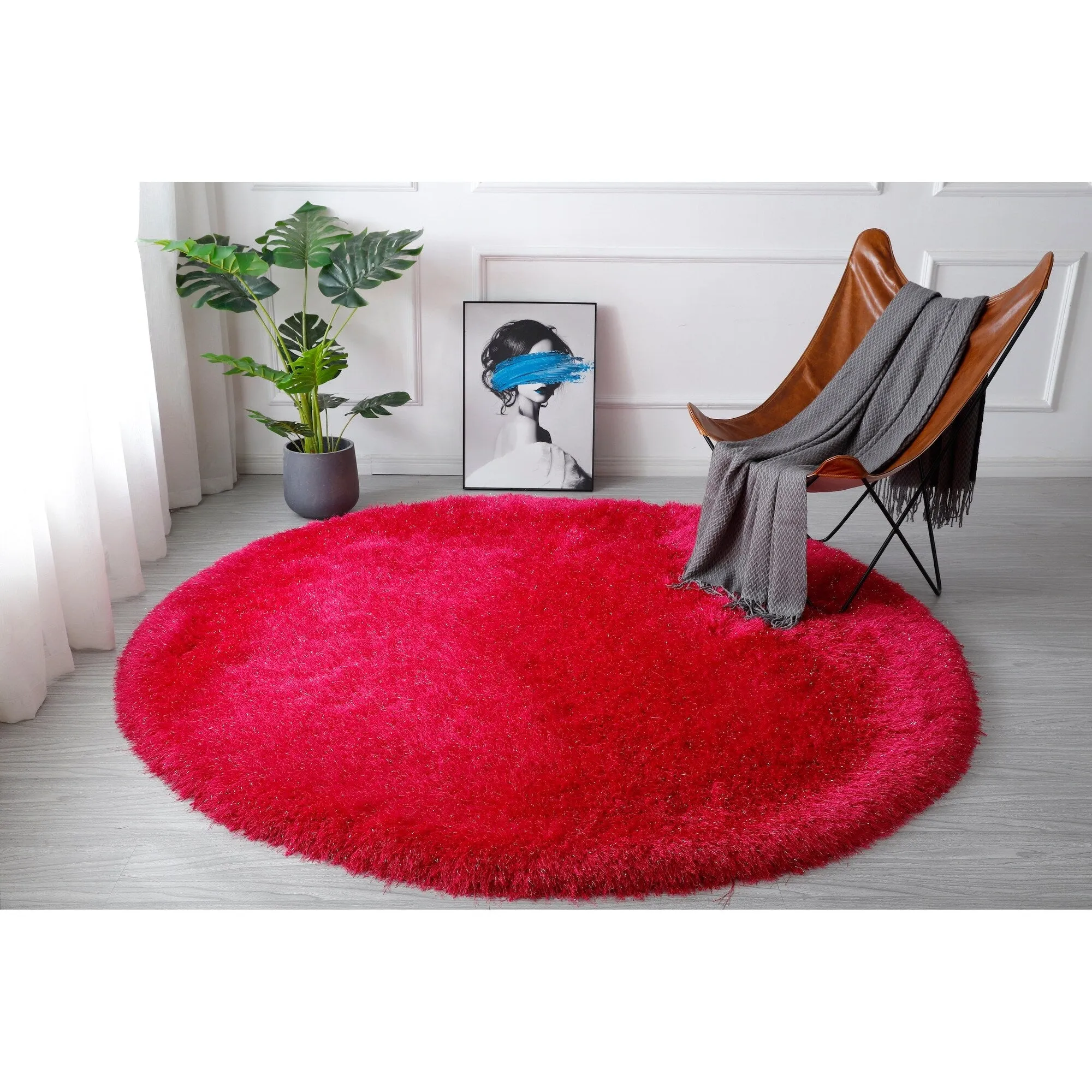 Manhattan Polyester Shag Area Rug