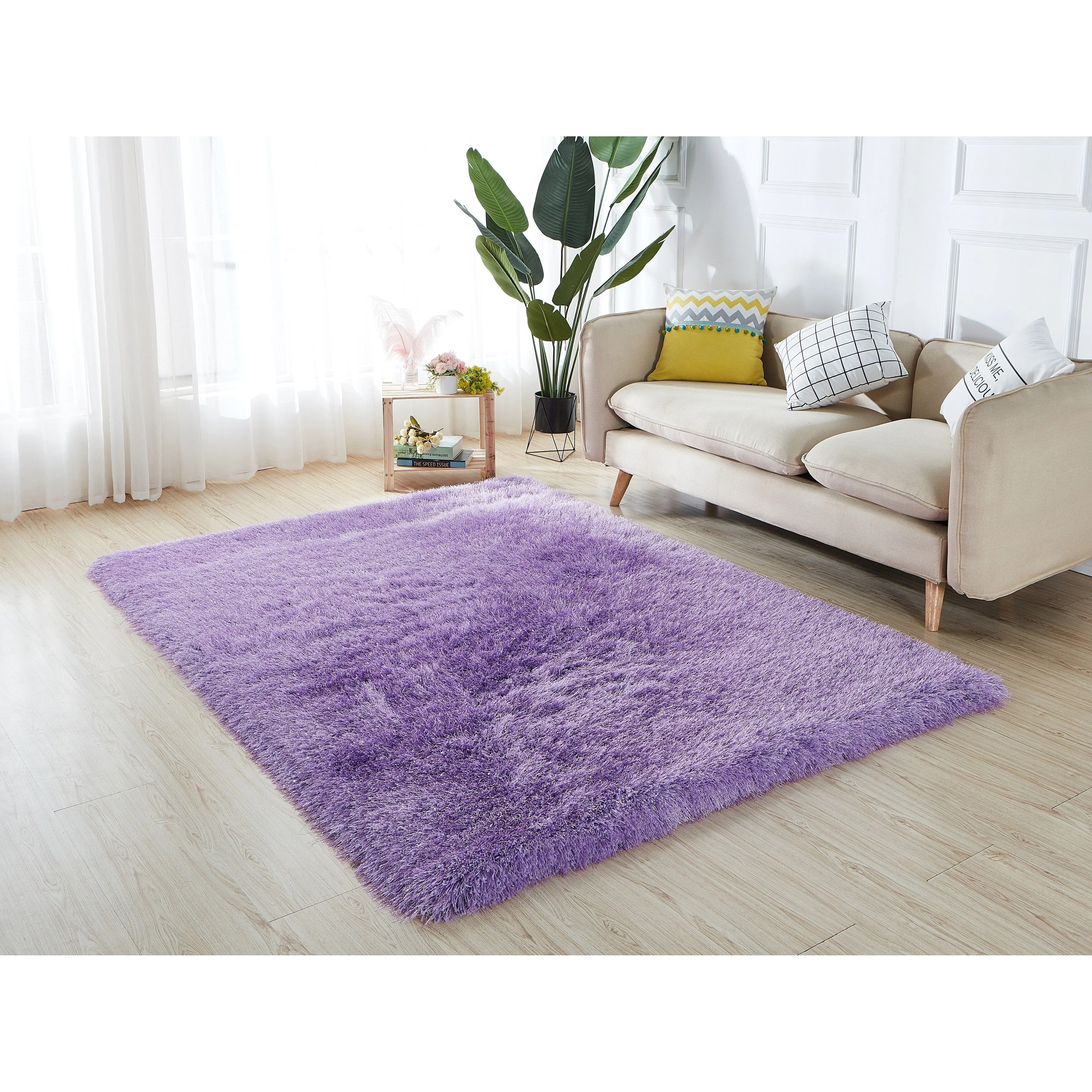 Manhattan Polyester Shag Area Rug
