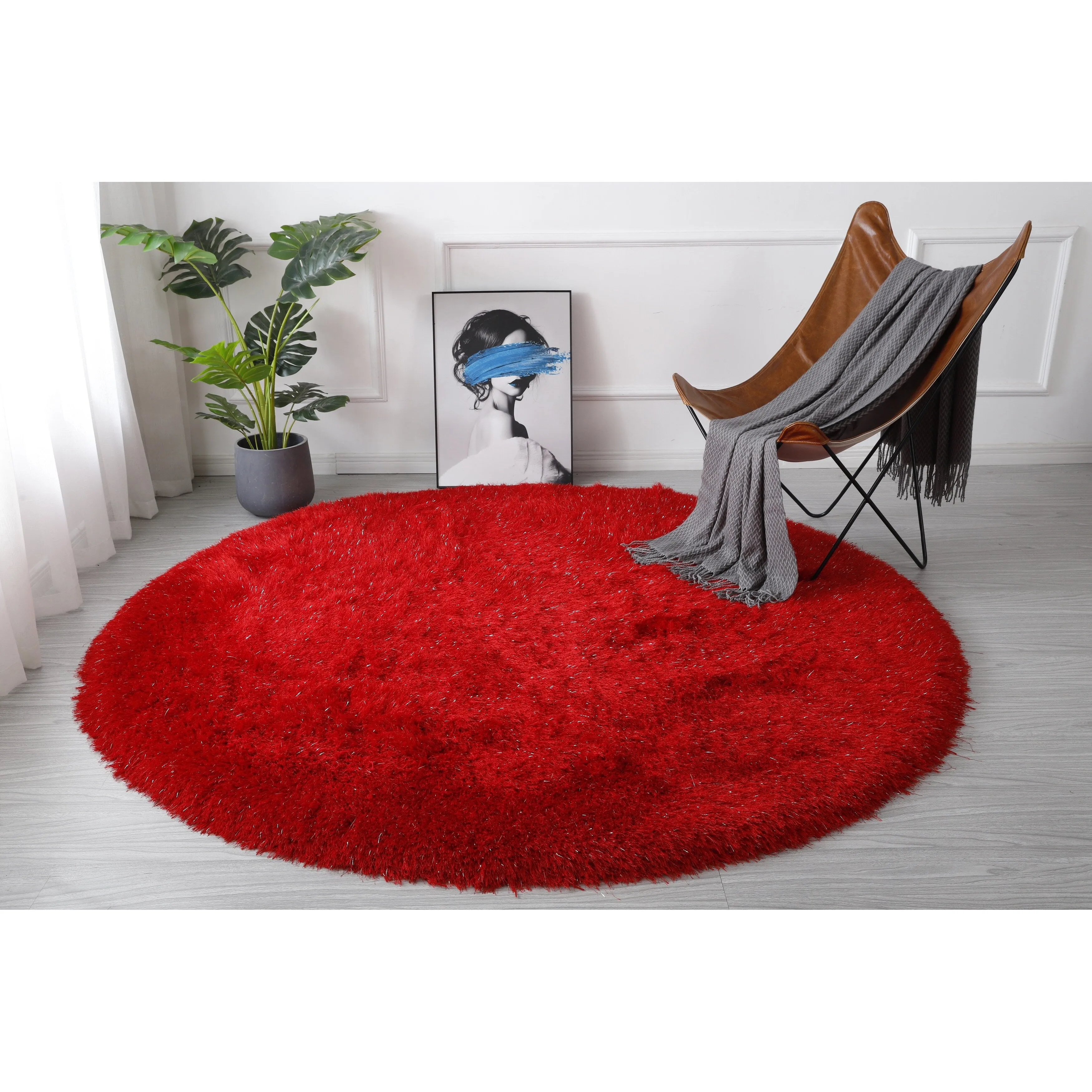 Manhattan Polyester Shag Area Rug