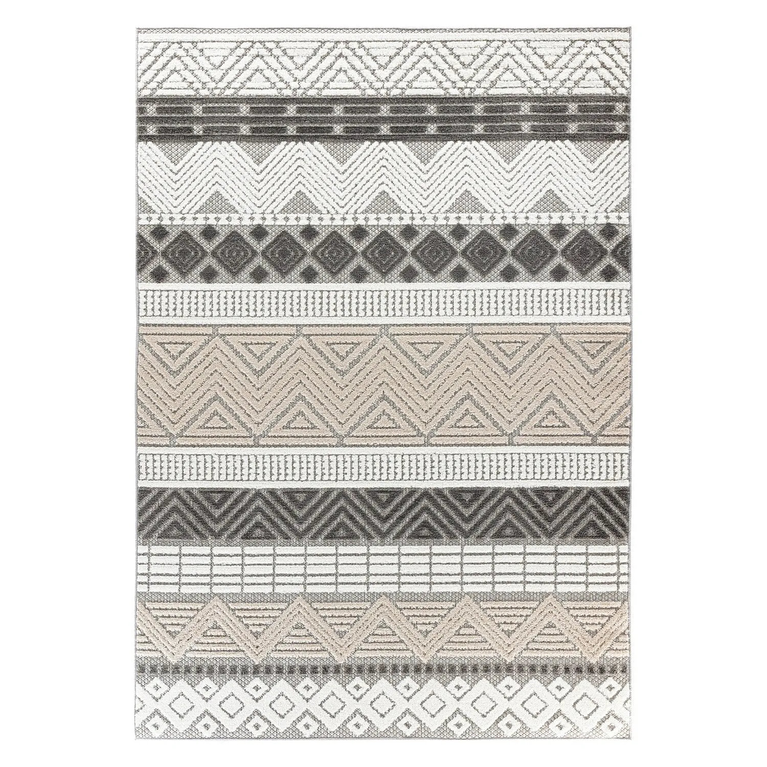Marbella Contemporary Boho Indoor/Outdoor Area Rug
