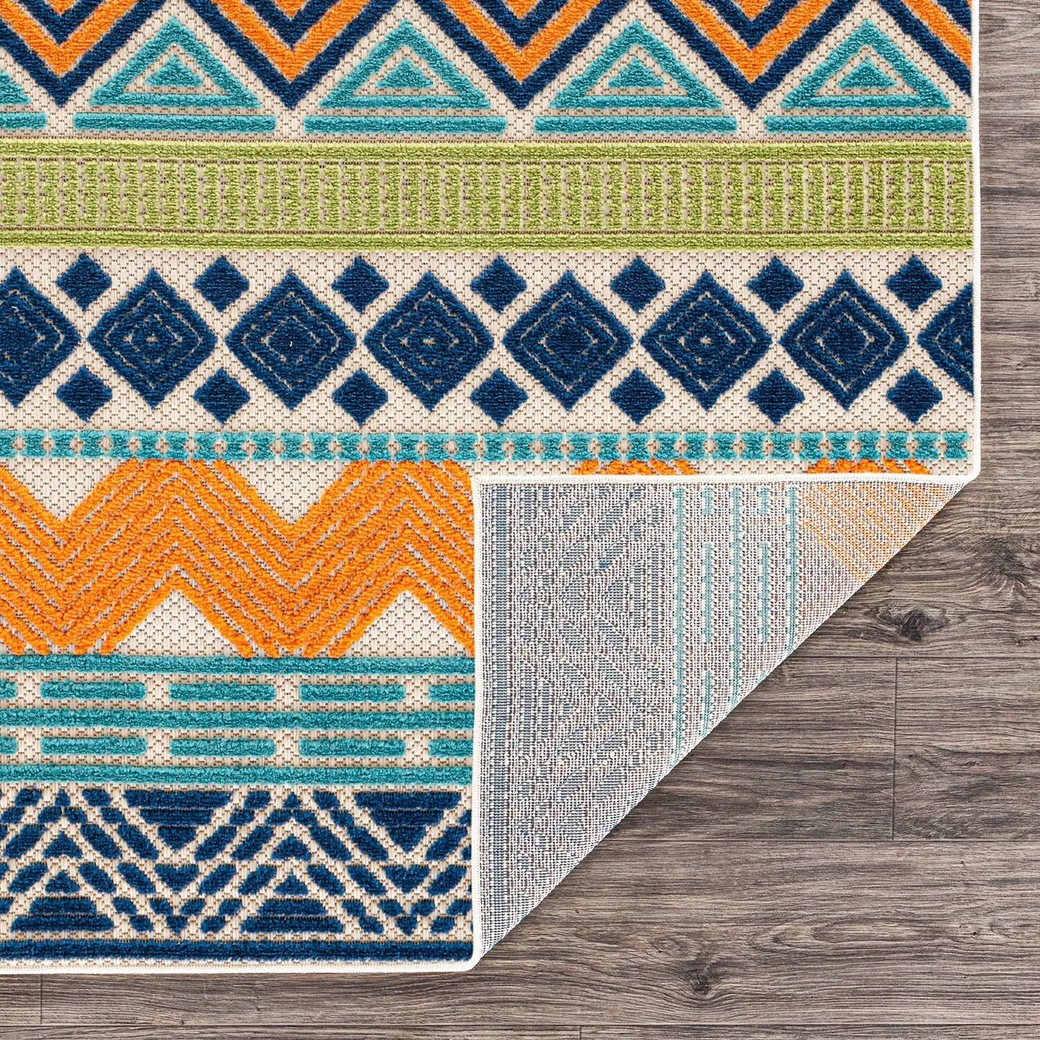 Marbella Contemporary Boho Indoor/Outdoor Area Rug