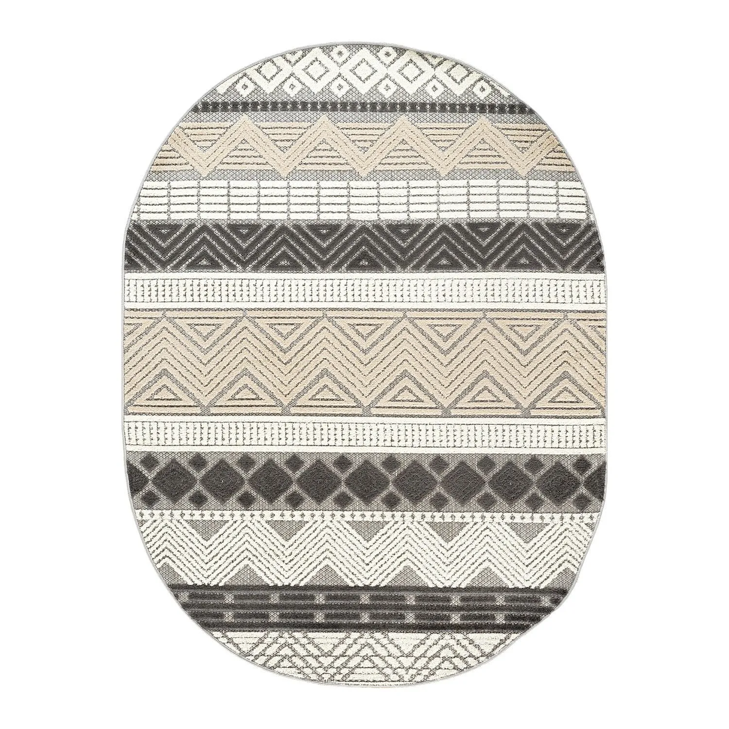 Marbella Contemporary Boho Indoor/Outdoor Area Rug