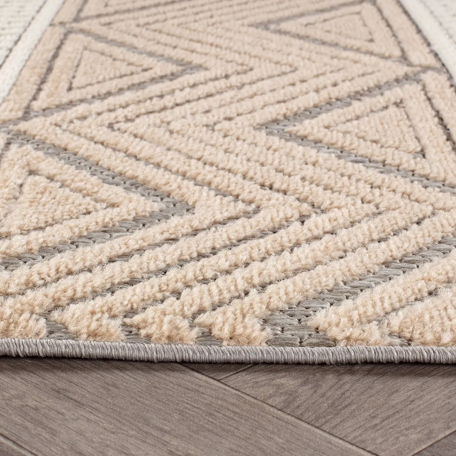 Marbella Contemporary Boho Indoor/Outdoor Area Rug