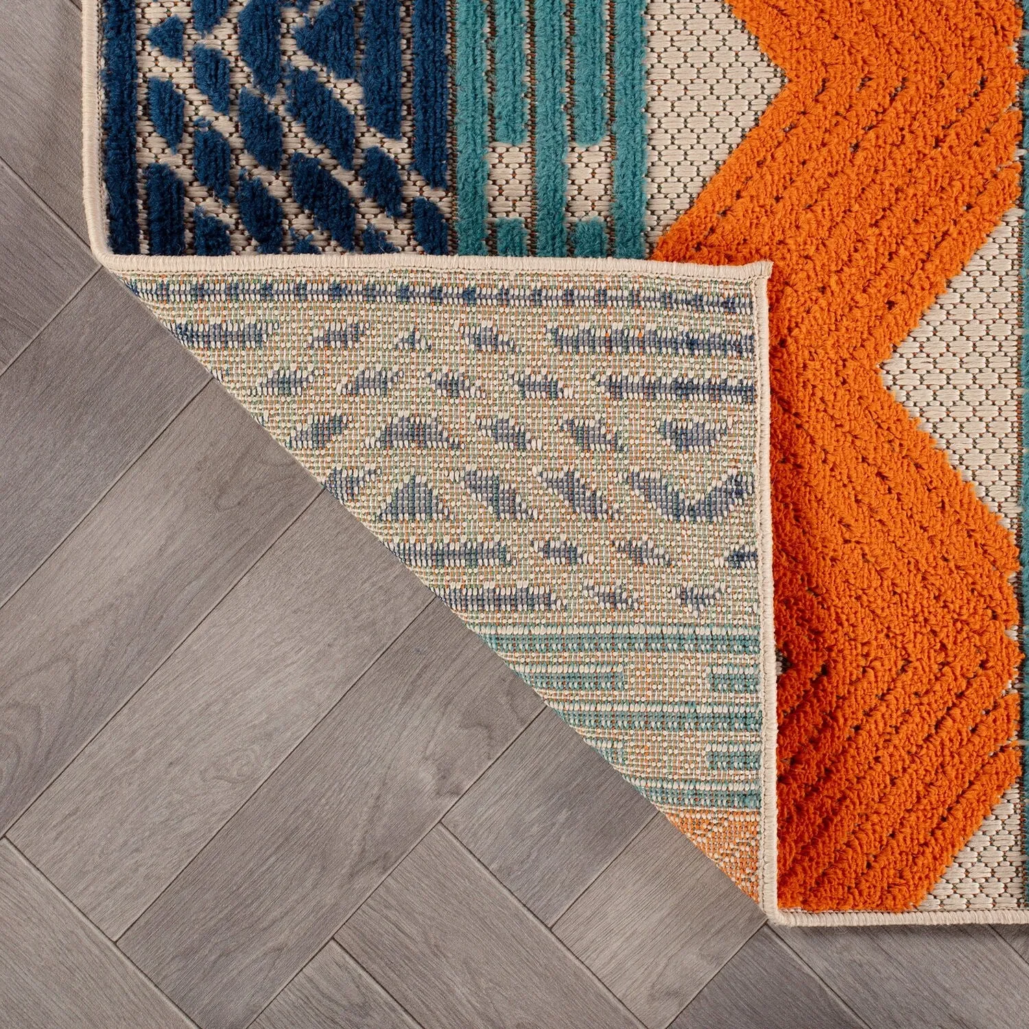 Marbella Contemporary Boho Indoor/Outdoor Area Rug
