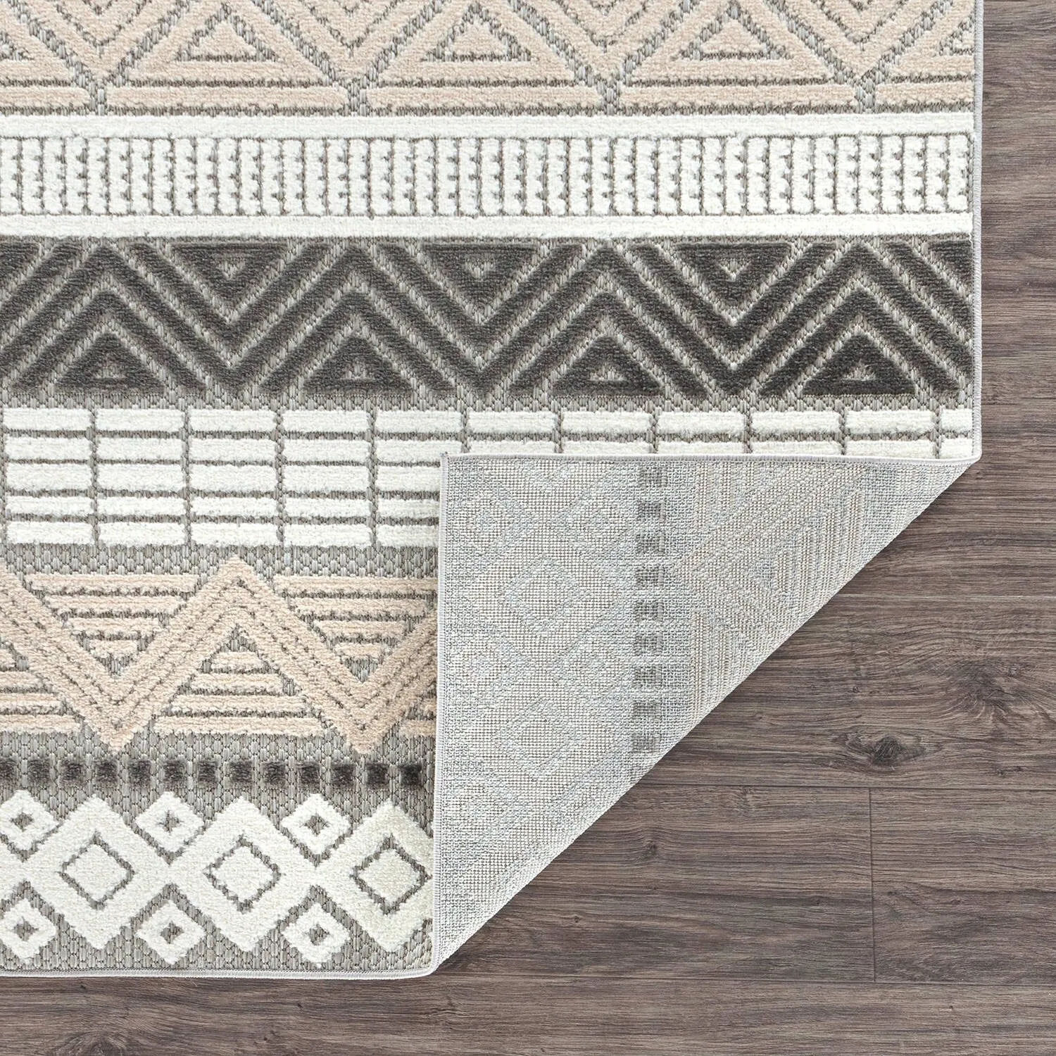 Marbella Contemporary Boho Indoor/Outdoor Area Rug