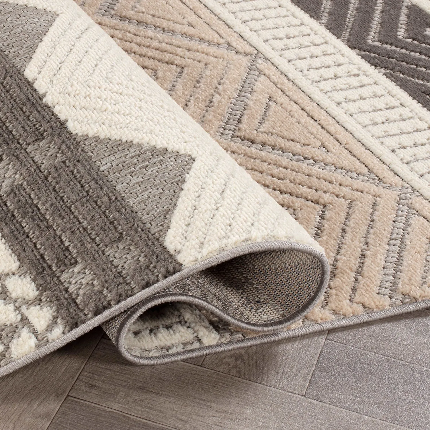 Marbella Contemporary Boho Indoor/Outdoor Area Rug