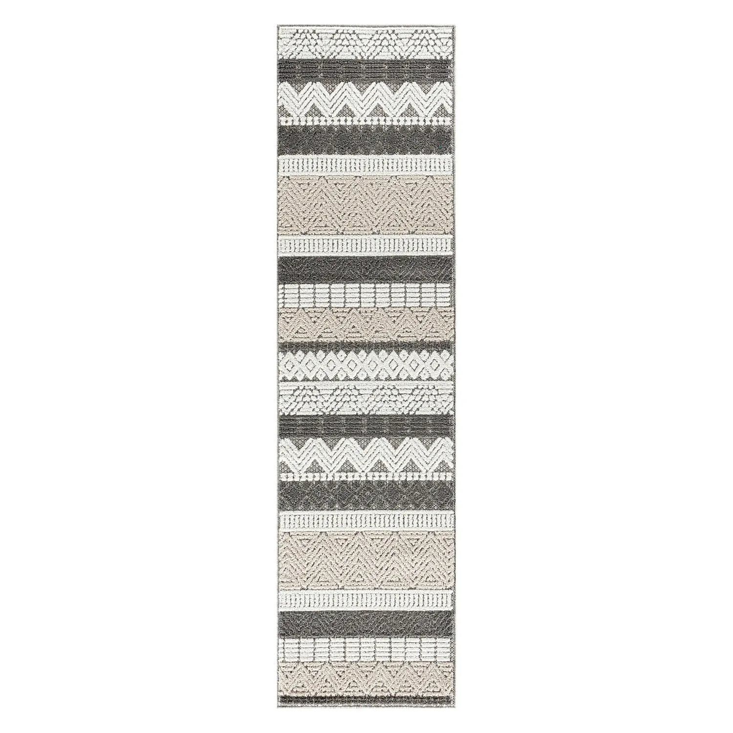 Marbella Contemporary Boho Indoor/Outdoor Area Rug
