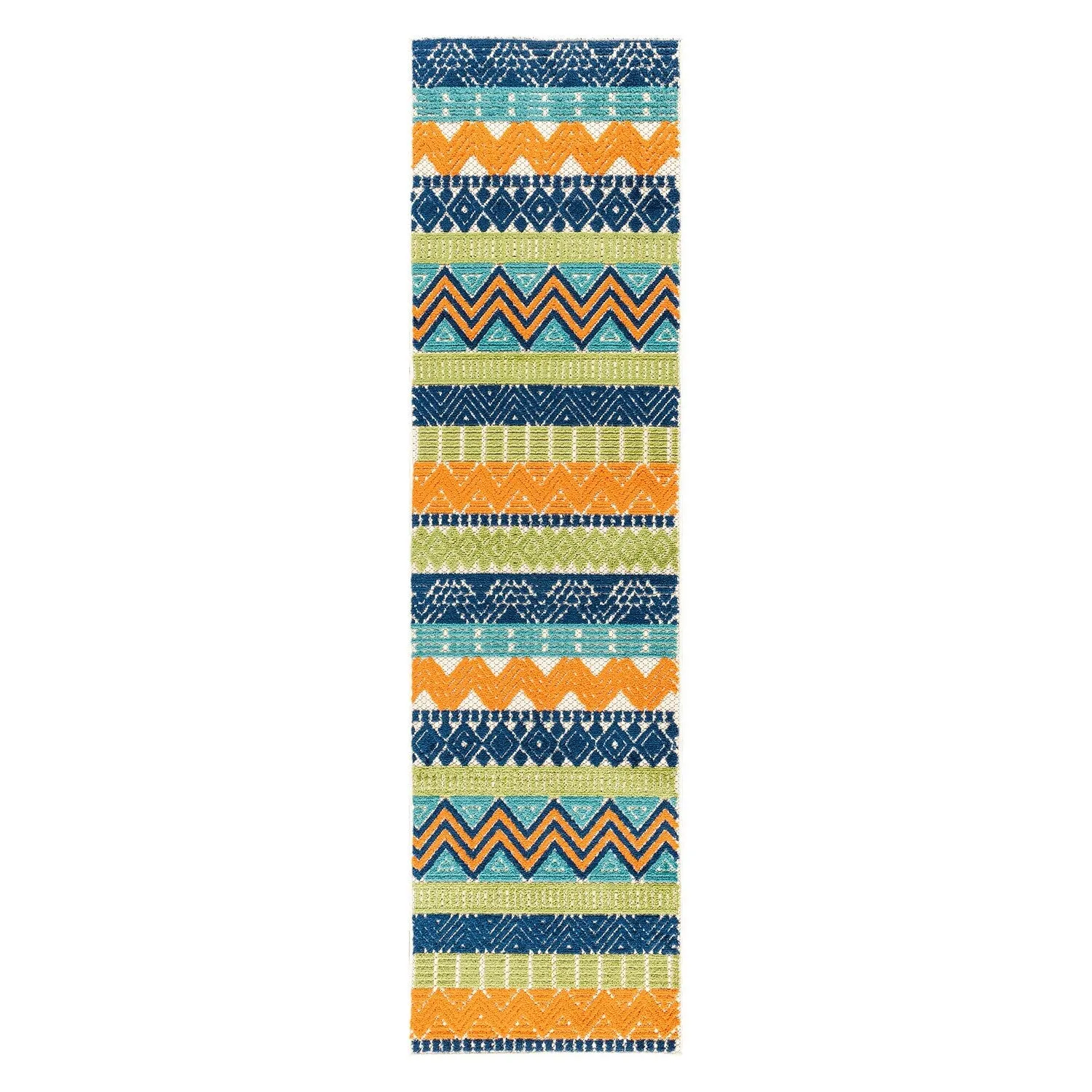 Marbella Contemporary Boho Indoor/Outdoor Area Rug