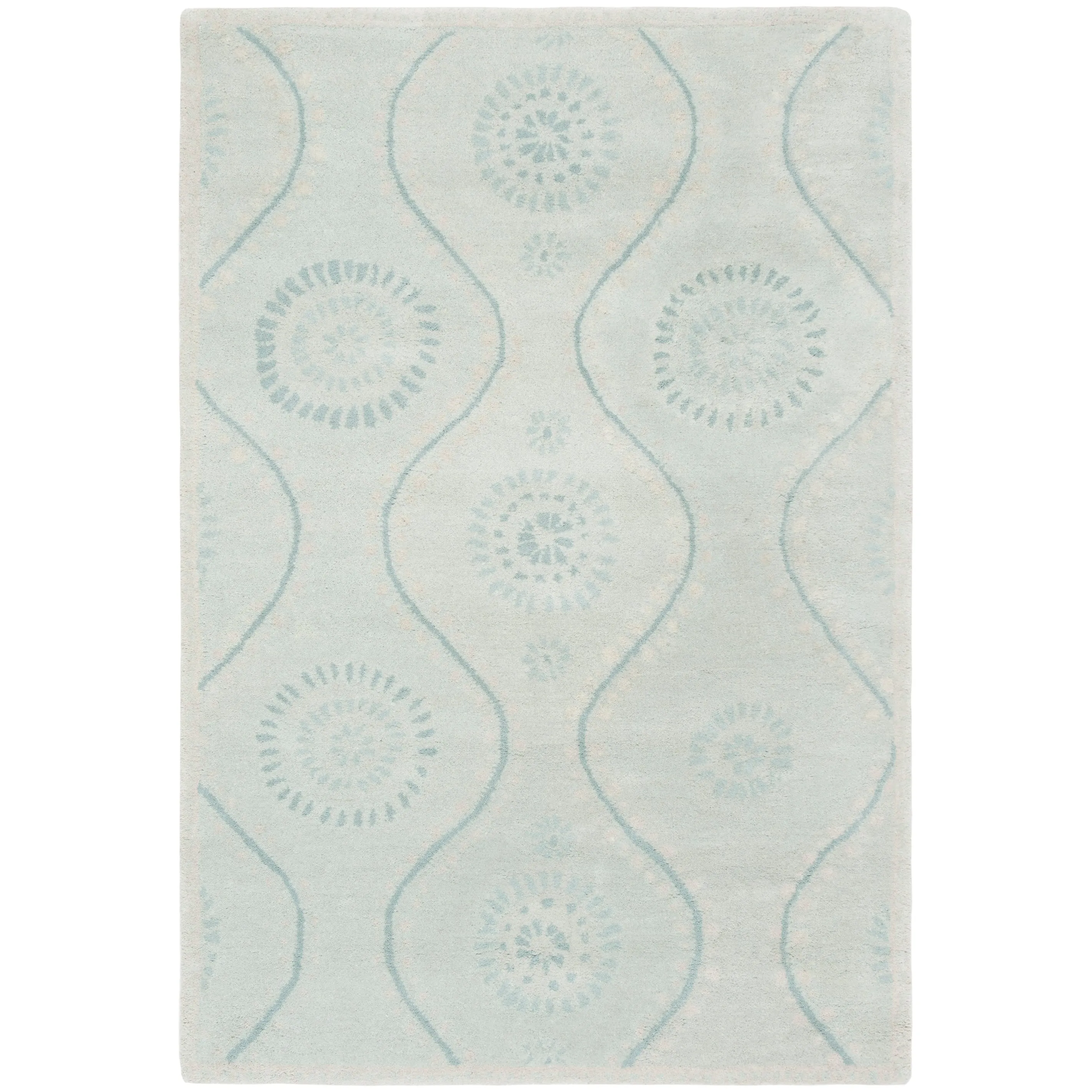 Martha Stewart by SAFAVIEH Handmade Ogee Dot Wool Rug