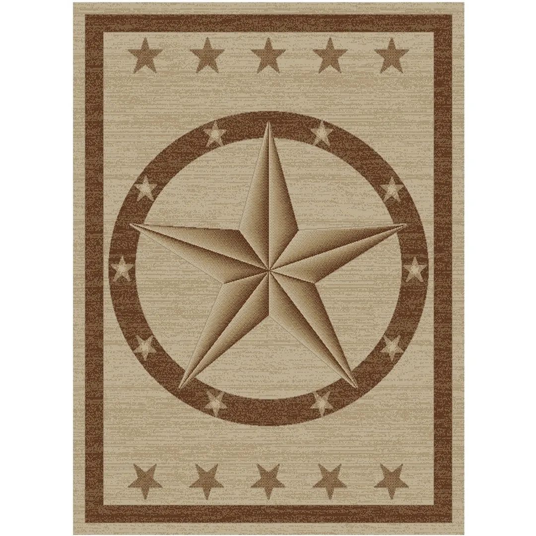 Mayberry Hearthside Western Star Lodge Area Rug
