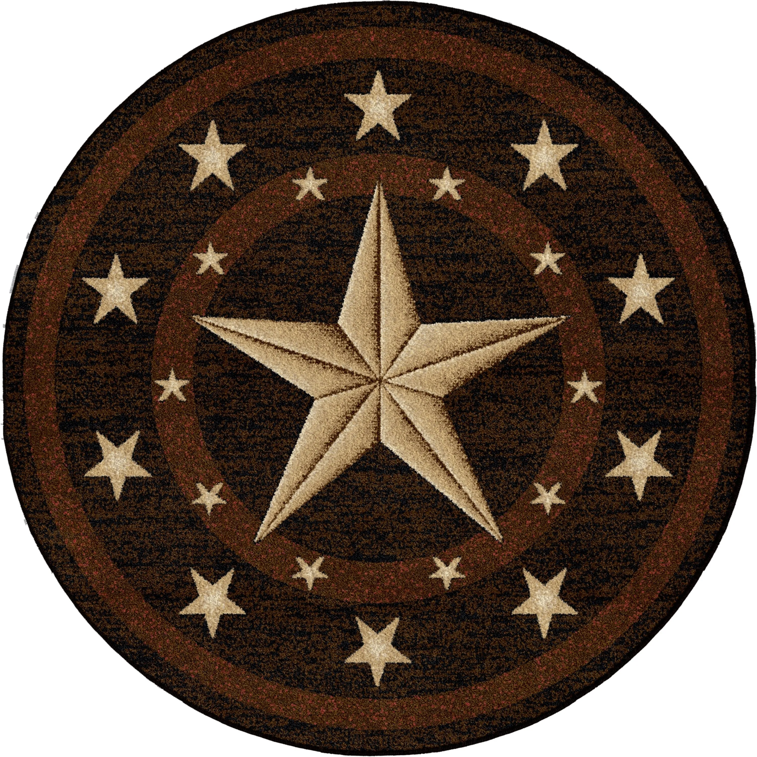 Mayberry Hearthside Western Star Lodge Area Rug