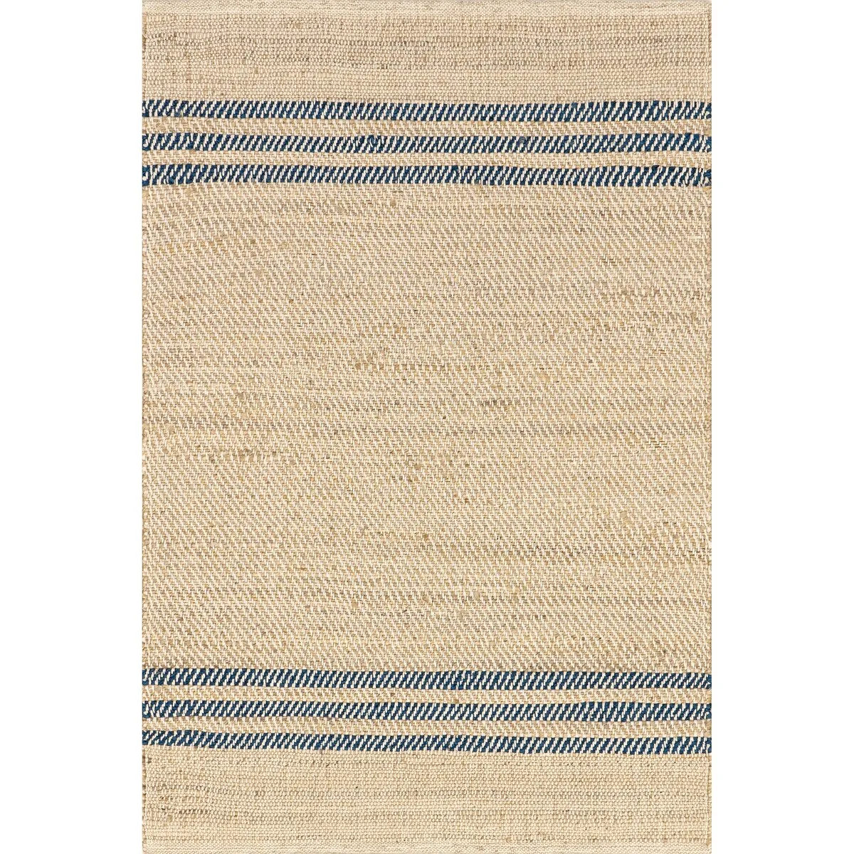 Meadow Striped Jute Area Rug