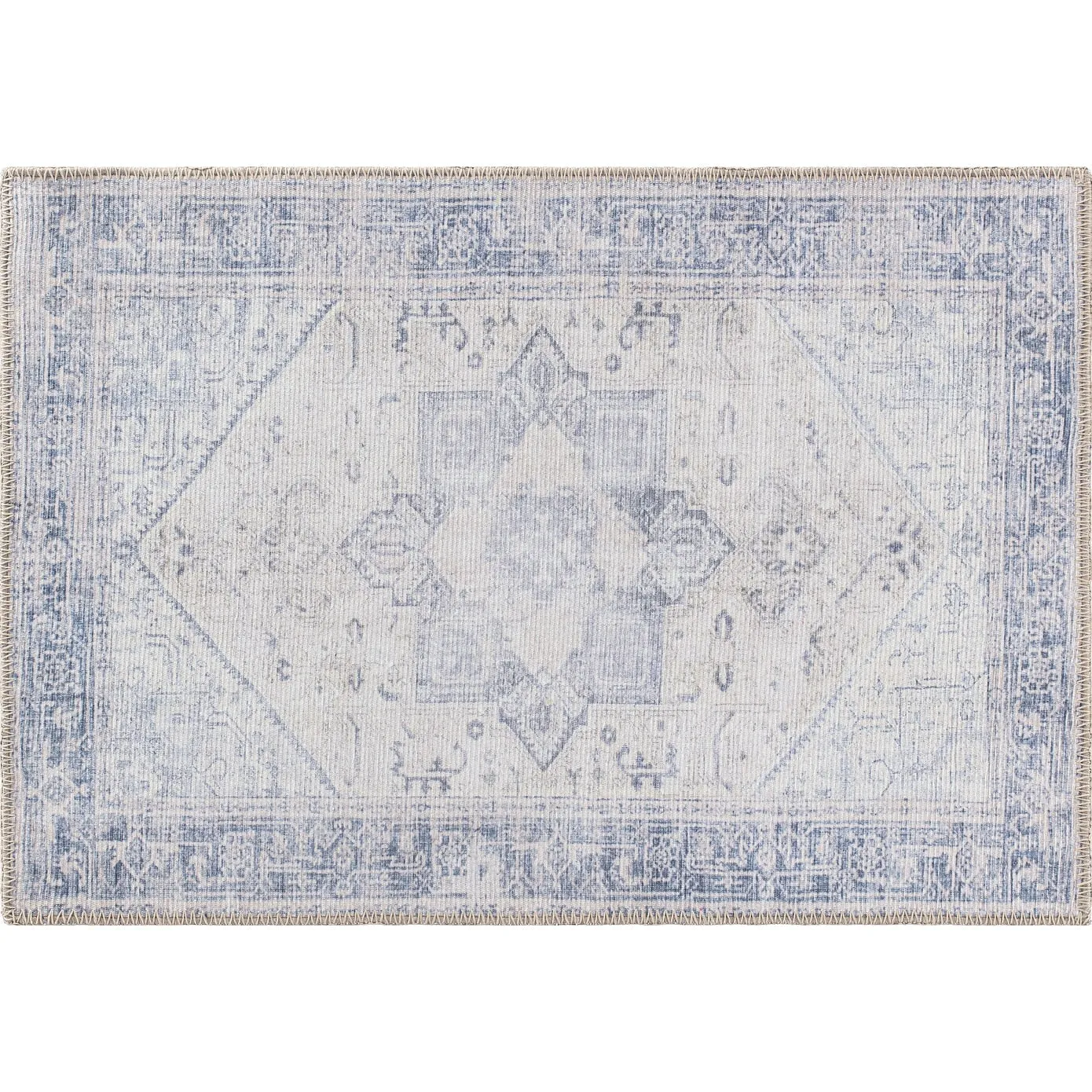 Medallion Boho Machine Washable Area Rug