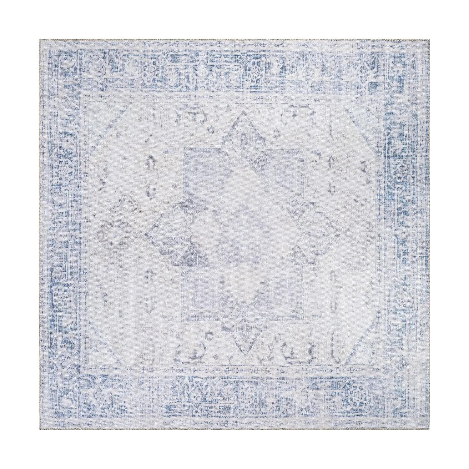Medallion Boho Machine Washable Area Rug