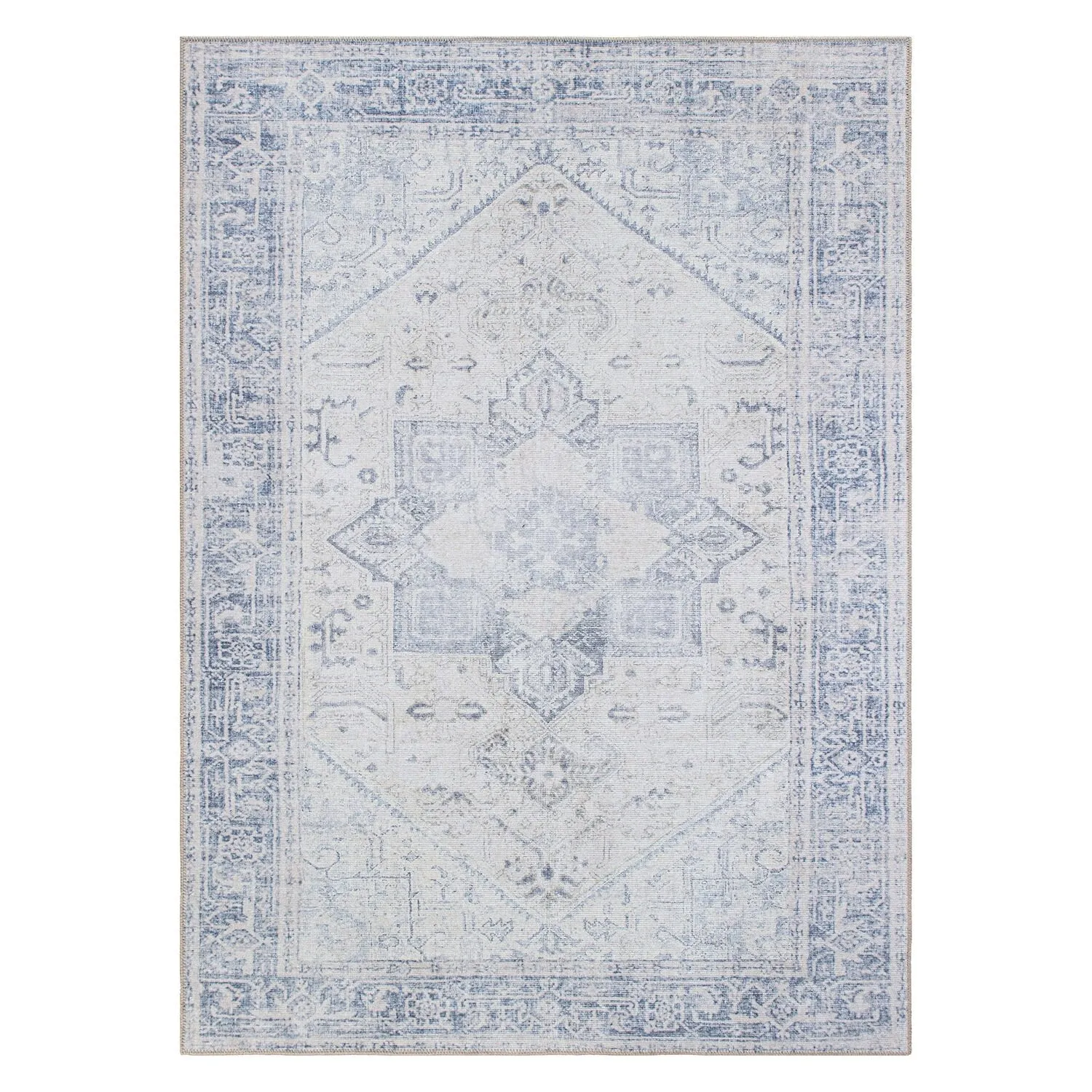 Medallion Boho Machine Washable Area Rug