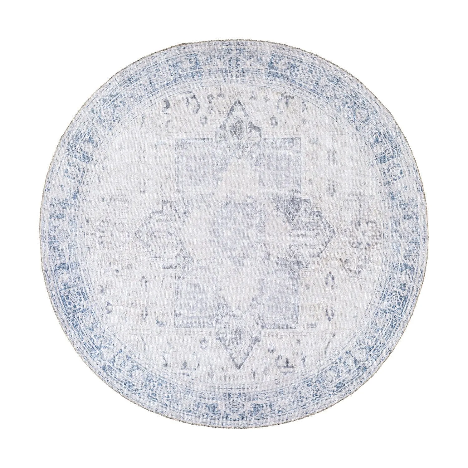 Medallion Boho Machine Washable Area Rug