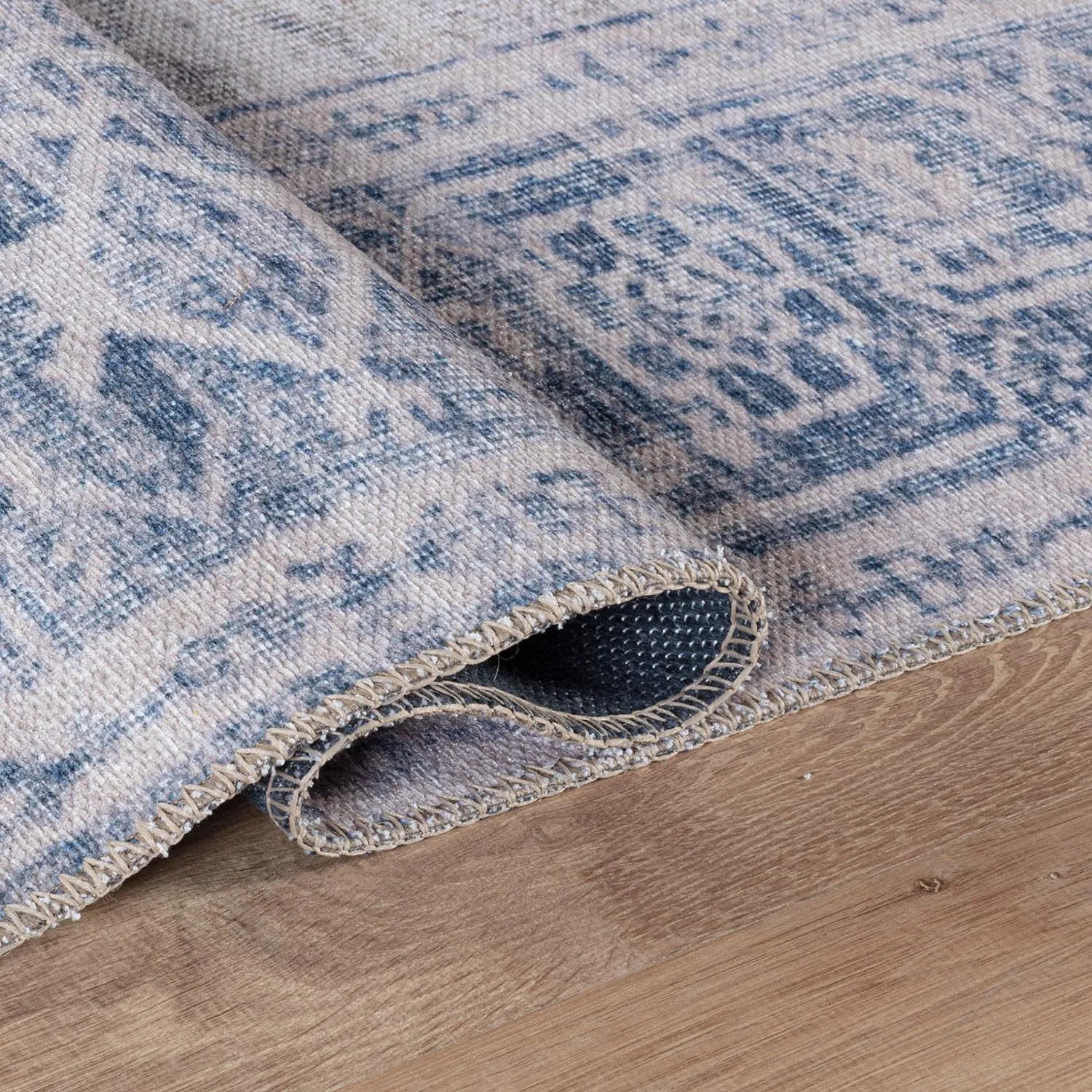 Medallion Boho Machine Washable Area Rug