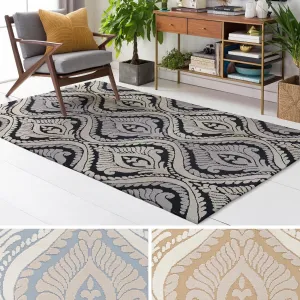 Meticulously Woven Fiore Polyester Rug