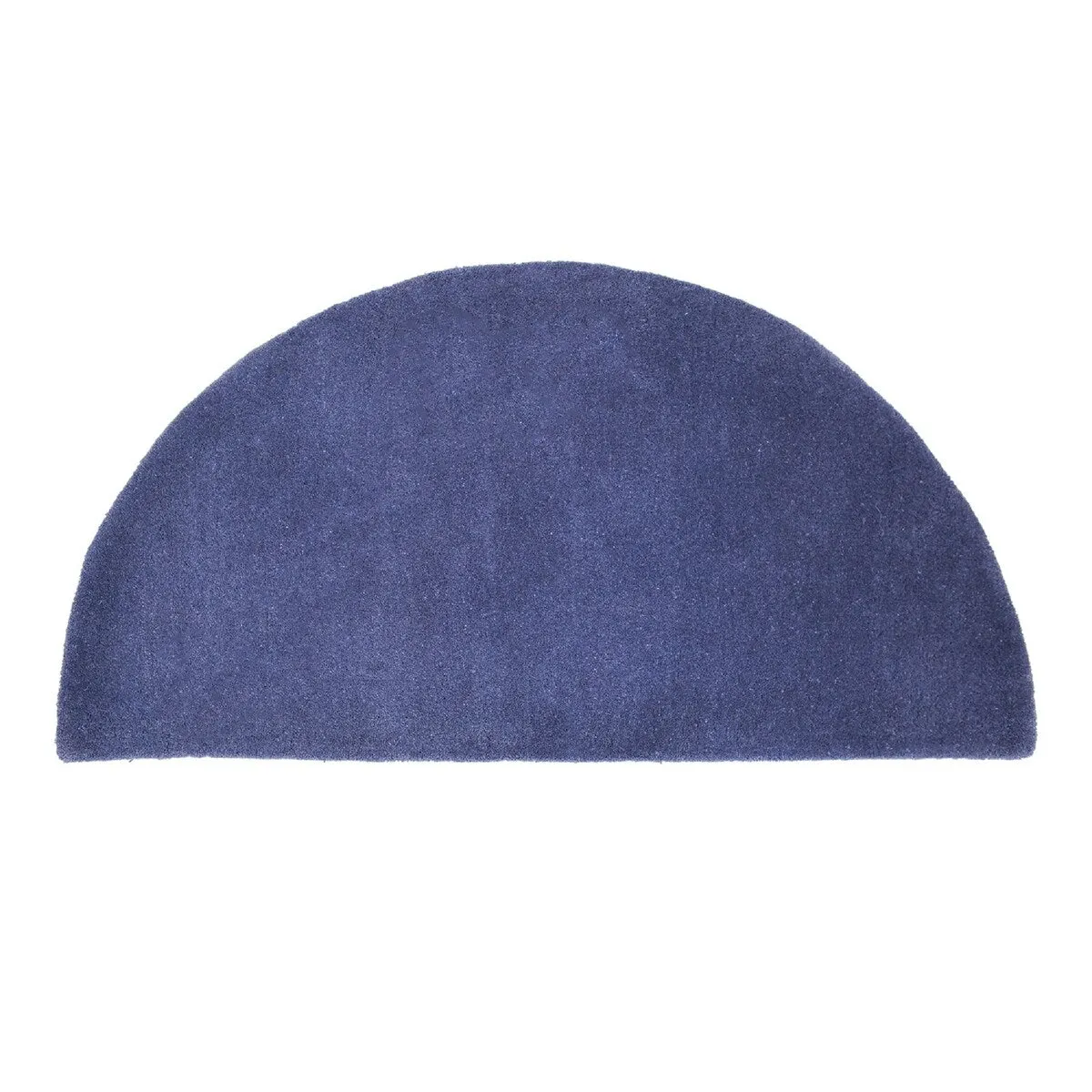 Minuteman International Half Round Hearth Rug. 44 Inch Long. Prussian Blue - 3'6