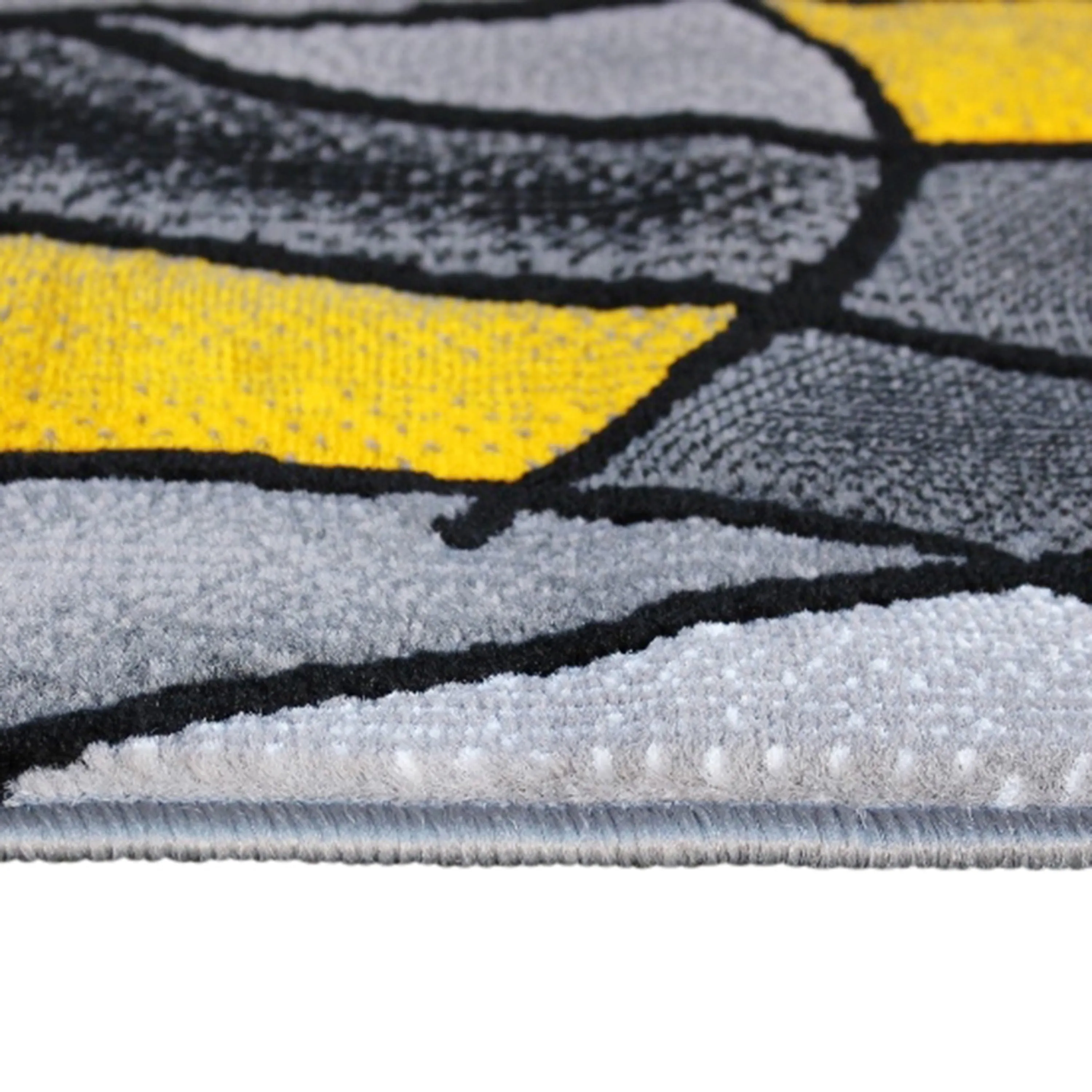 Modern Olefin Accent Area Rug - Abstract Pattern