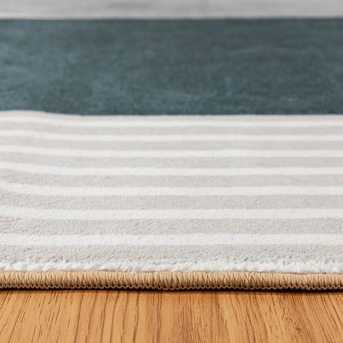 Modern Plant Abstract Area Rugs No-Shedding. Low Pile Foldable Carpet