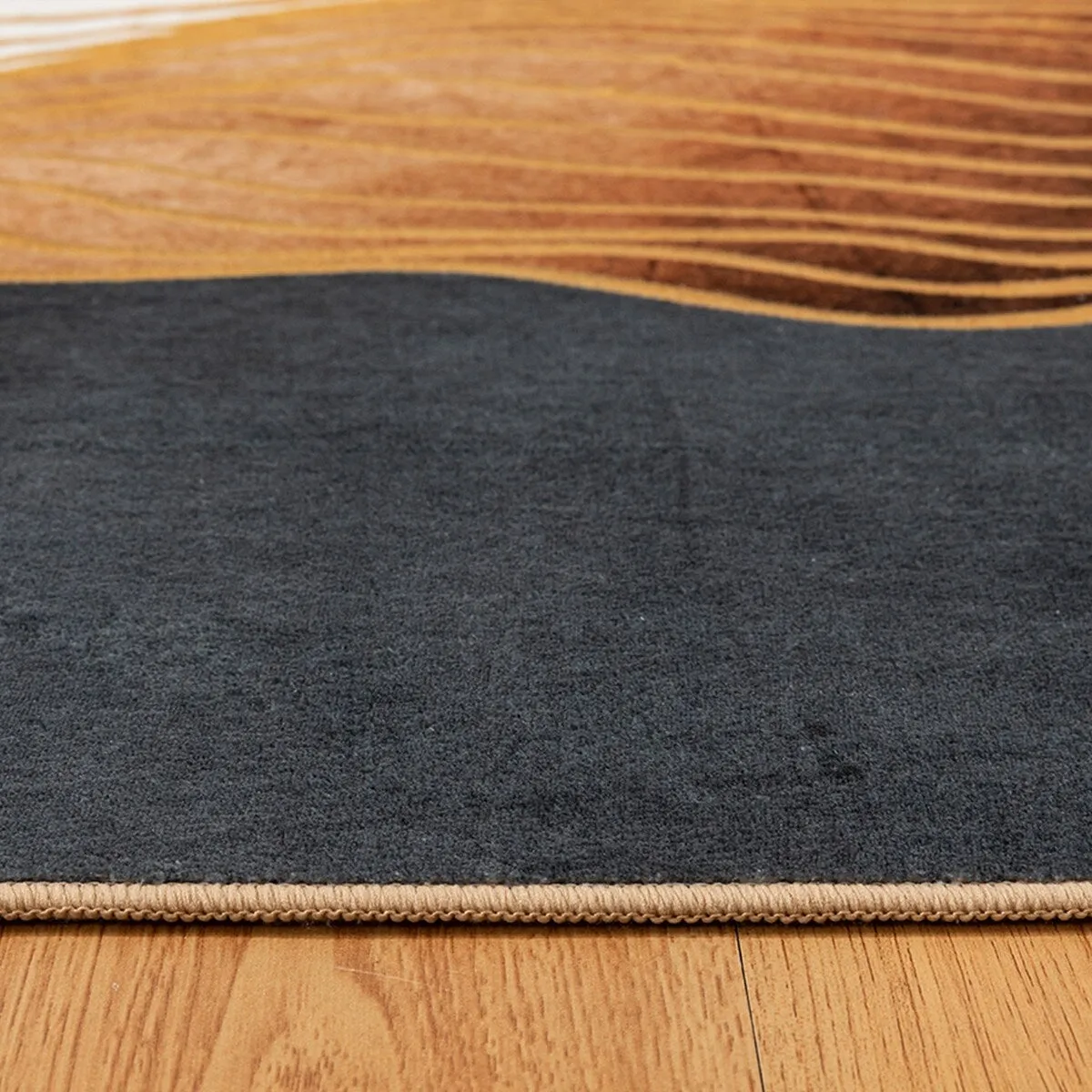 Modern Plant Abstract Area Rugs No-Shedding. Low Pile Foldable Carpet