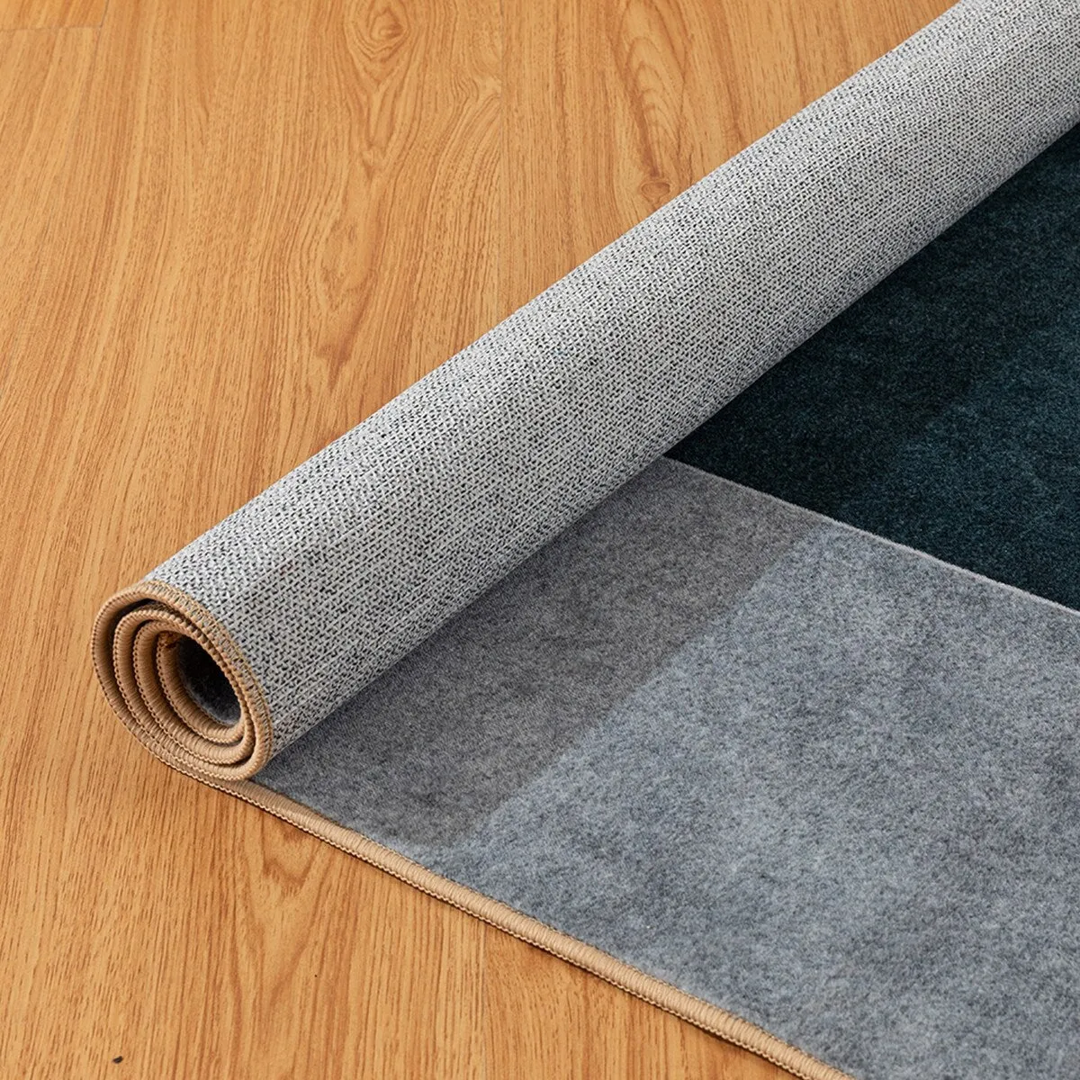 Modern Plant Abstract Area Rugs No-Shedding. Low Pile Foldable Carpet