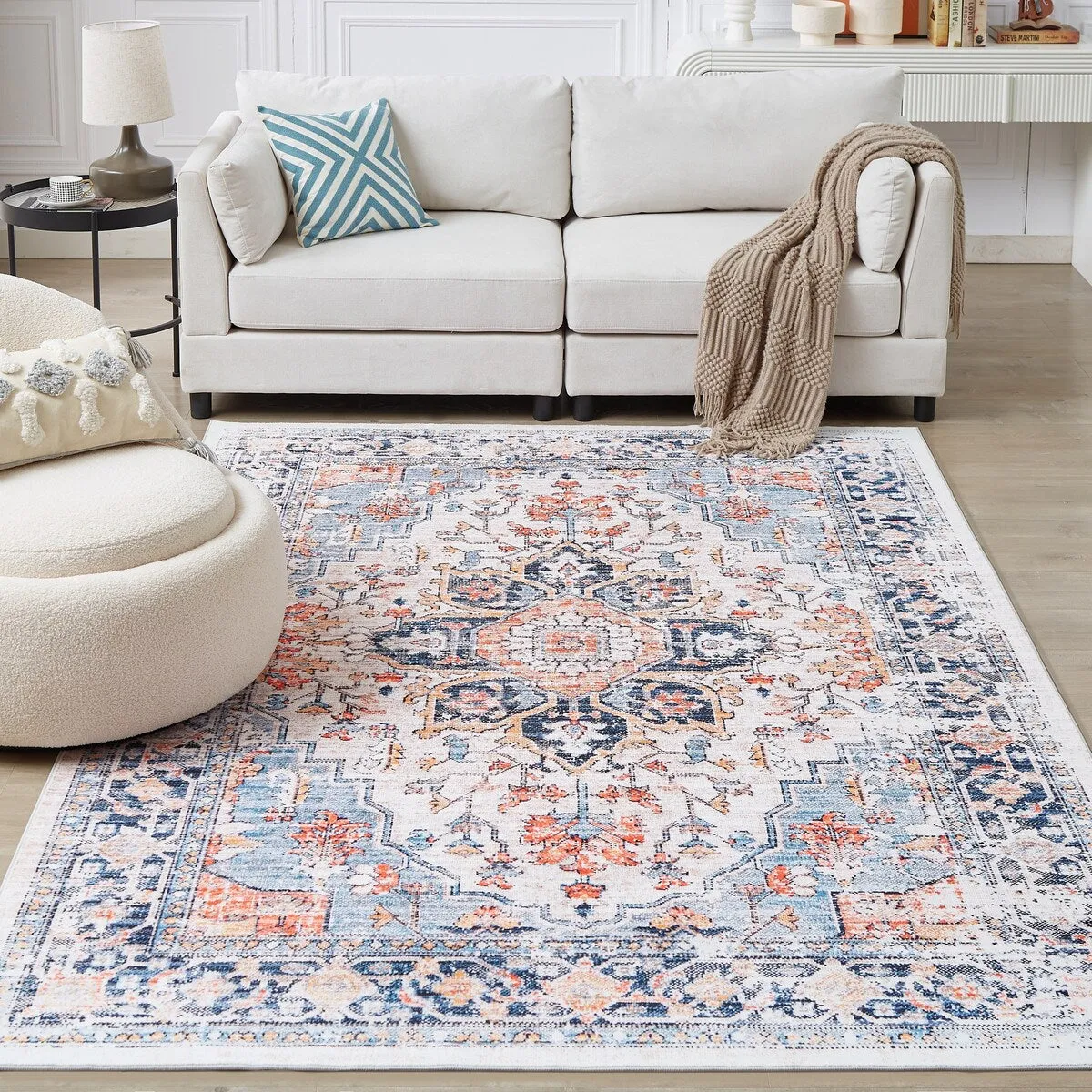 Modern simple pearl velvet fabric carpet