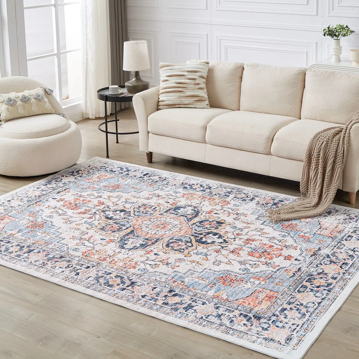 Modern simple pearl velvet fabric carpet
