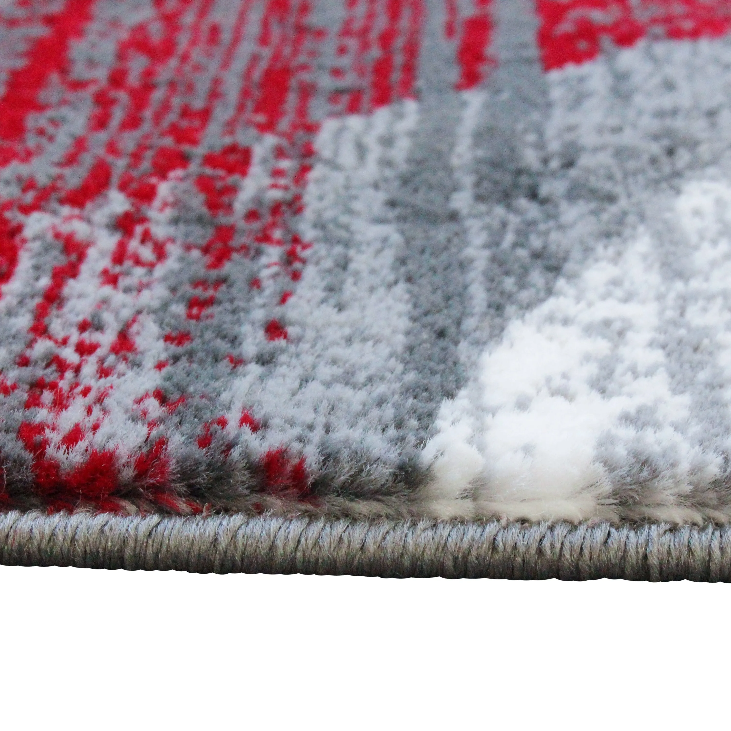 Modern Swirl Design Olefin Area Rug