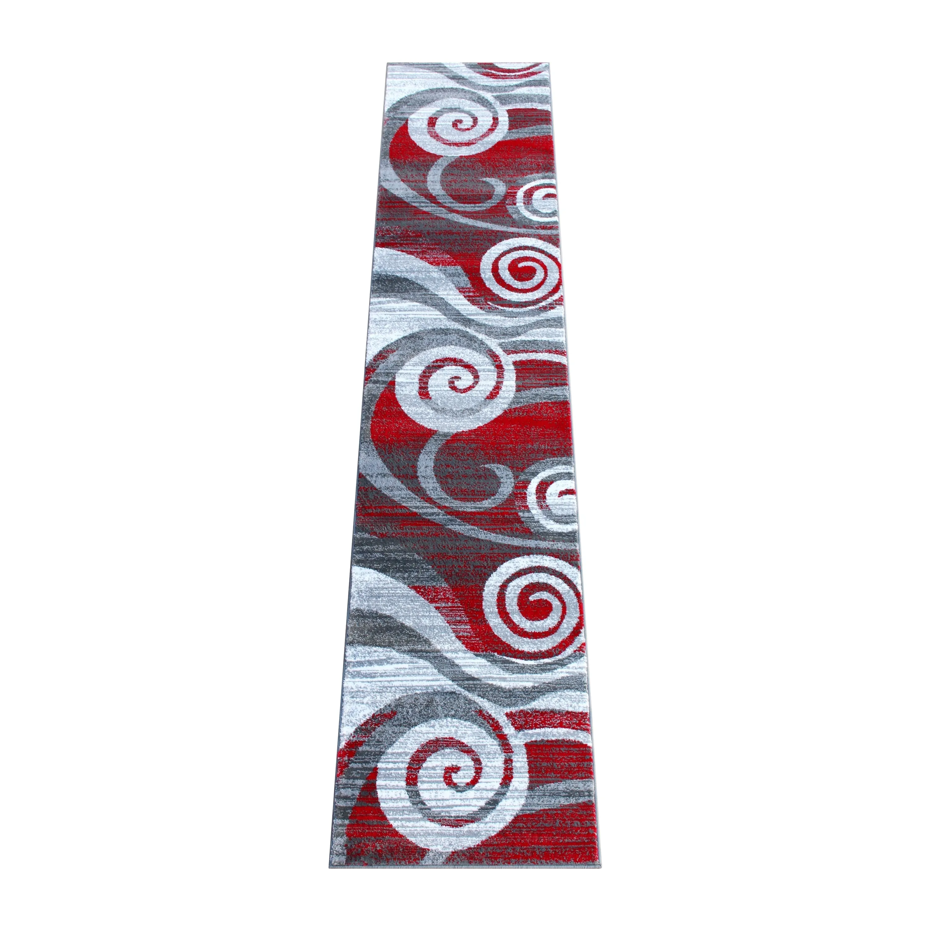 Modern Swirl Design Olefin Area Rug