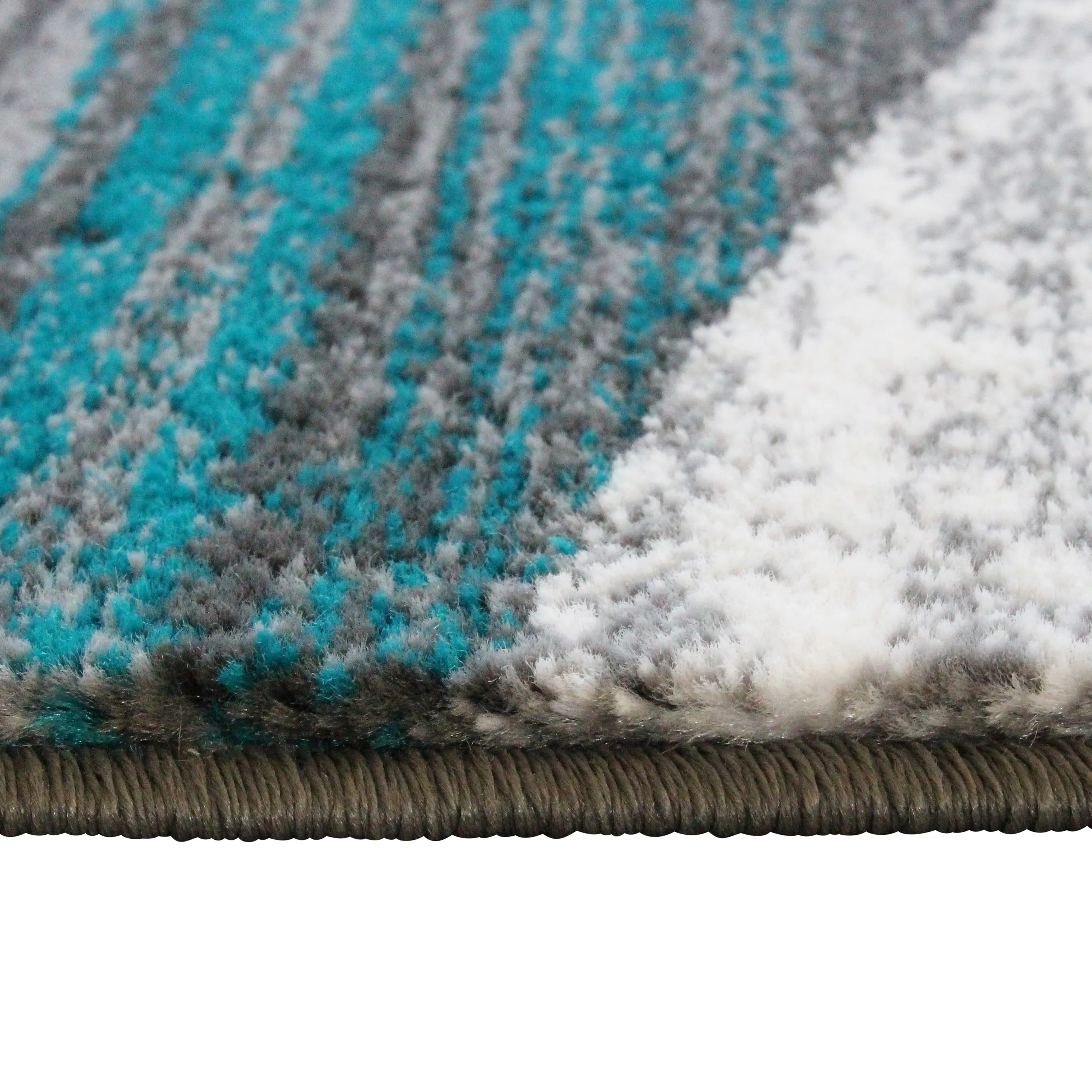 Modern Swirl Design Olefin Area Rug