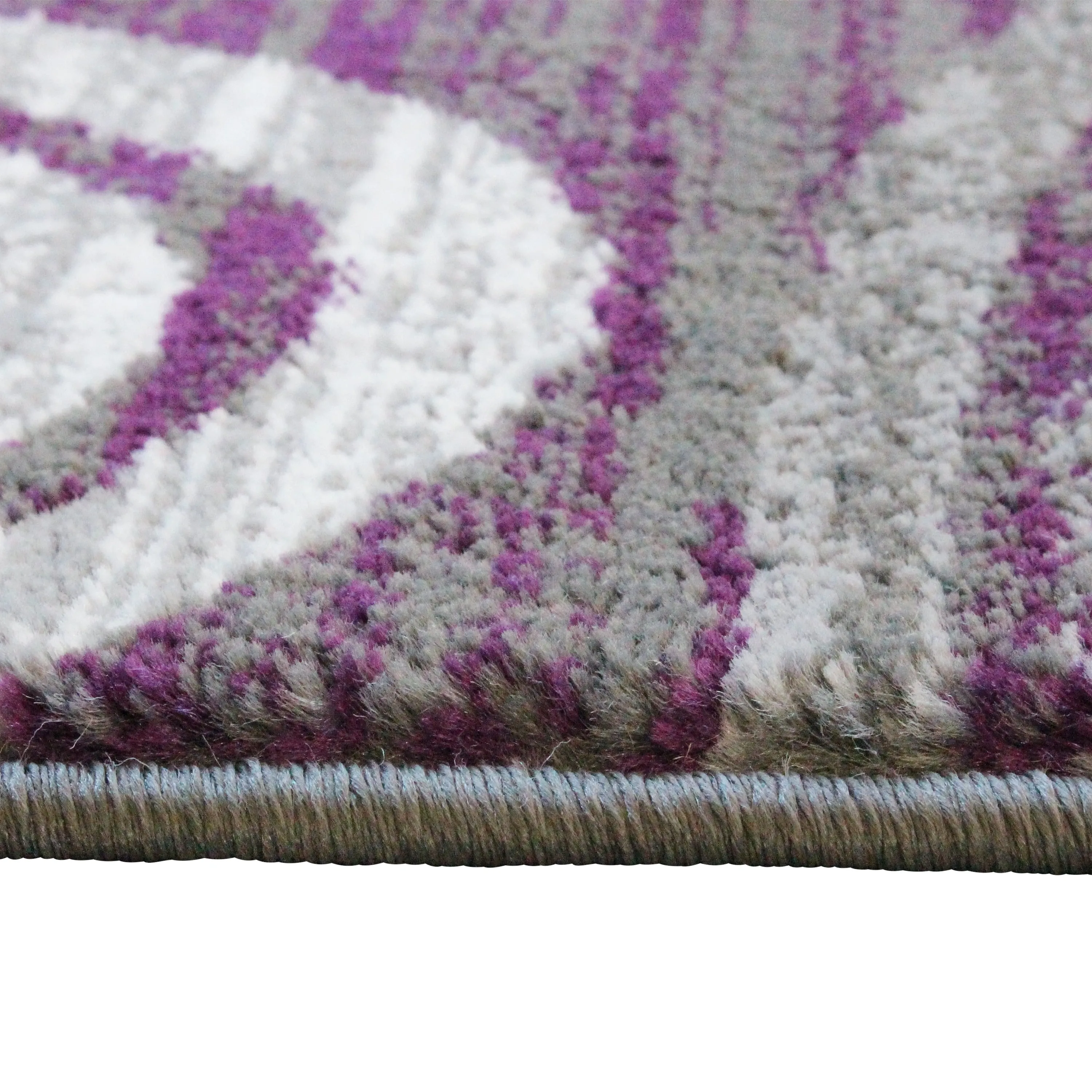 Modern Swirl Design Olefin Area Rug